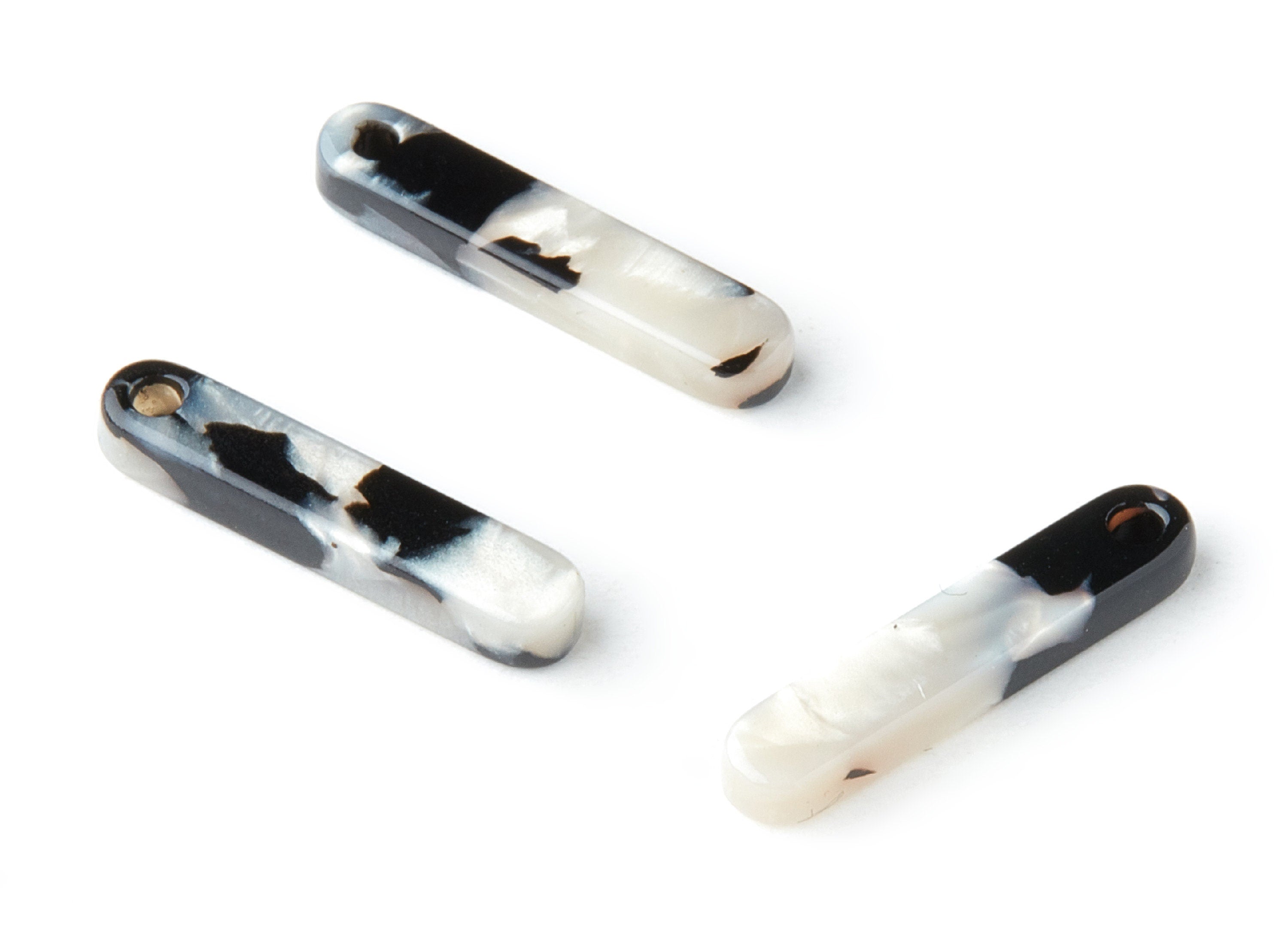 Acetate Stick Earring Charms - Acrylic Stick Pendant - Earring Findings - Jewelry Supplies - Color Code:A15 - 20.6x4.27x2.6mm - AC1150J - DOMEDBAZAAR