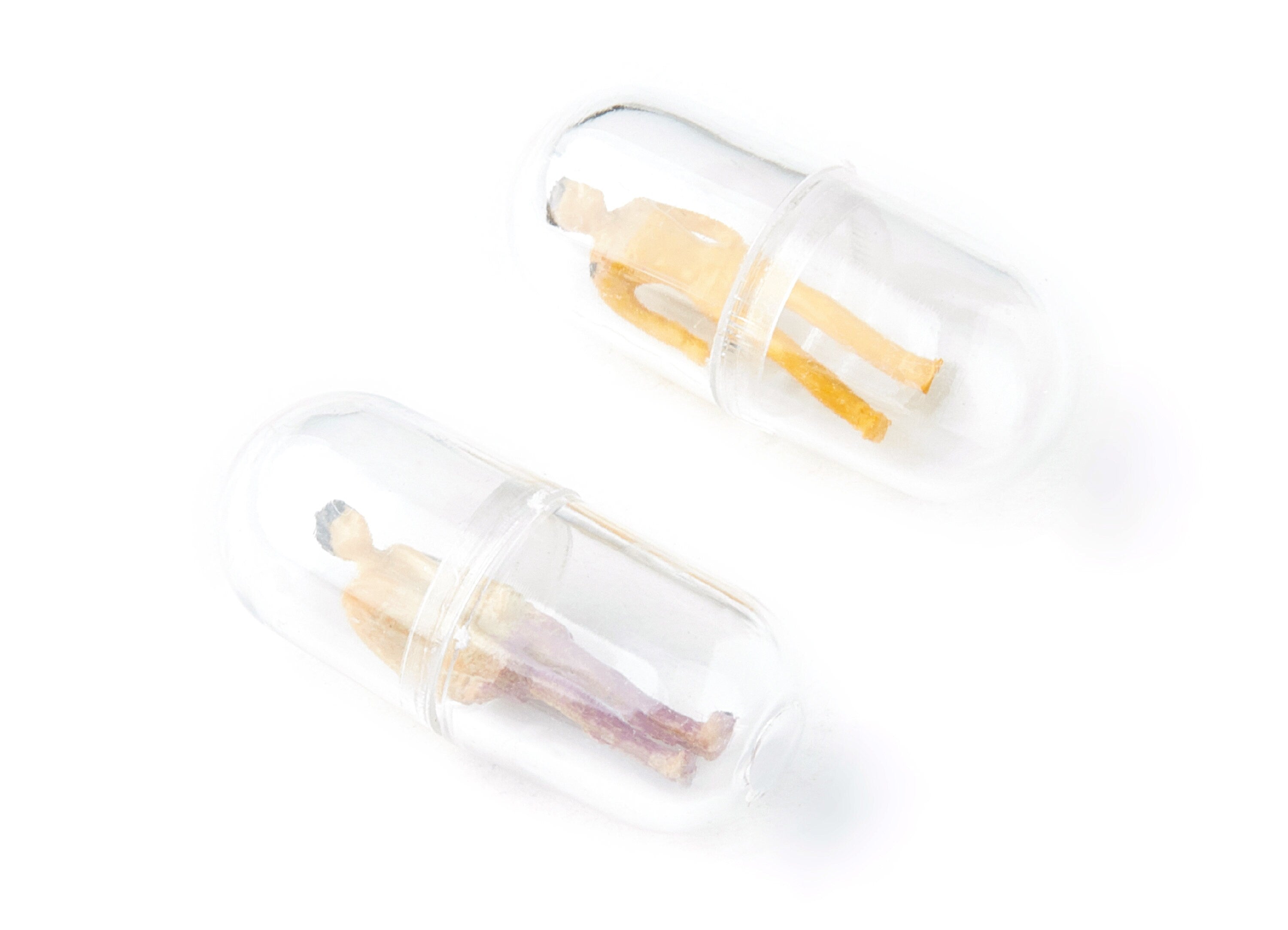 Resin Charms - bottled Resin Charms - Resin Earrings - 28.4x10.5x10.5mm - RC1009B - DOMEDBAZAAR