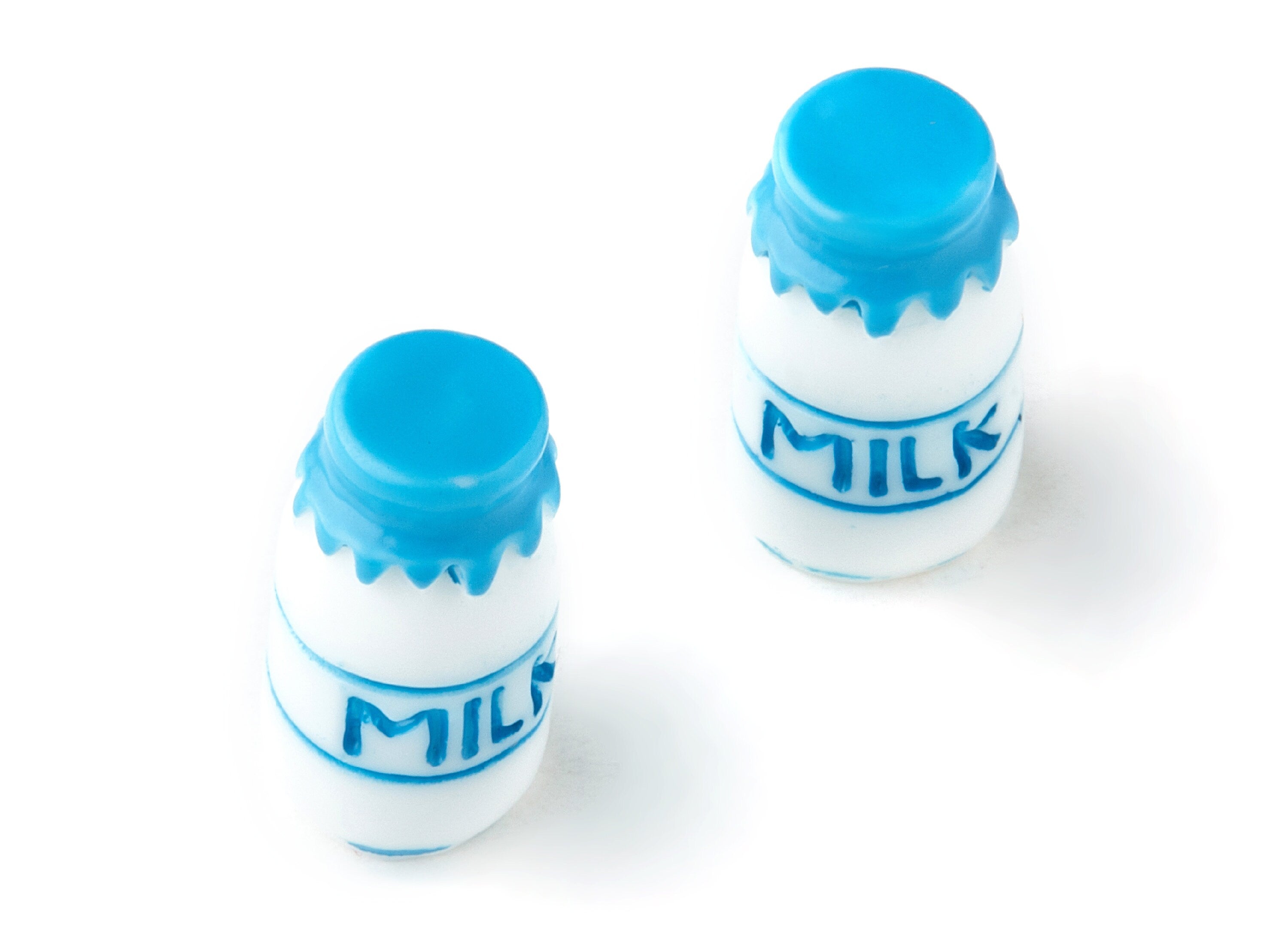 Resin Charms - Milk Bottle Resin Charms - Earring Finding - 20.55 x11.2x11.2mm - RC1017A - DOMEDBAZAAR