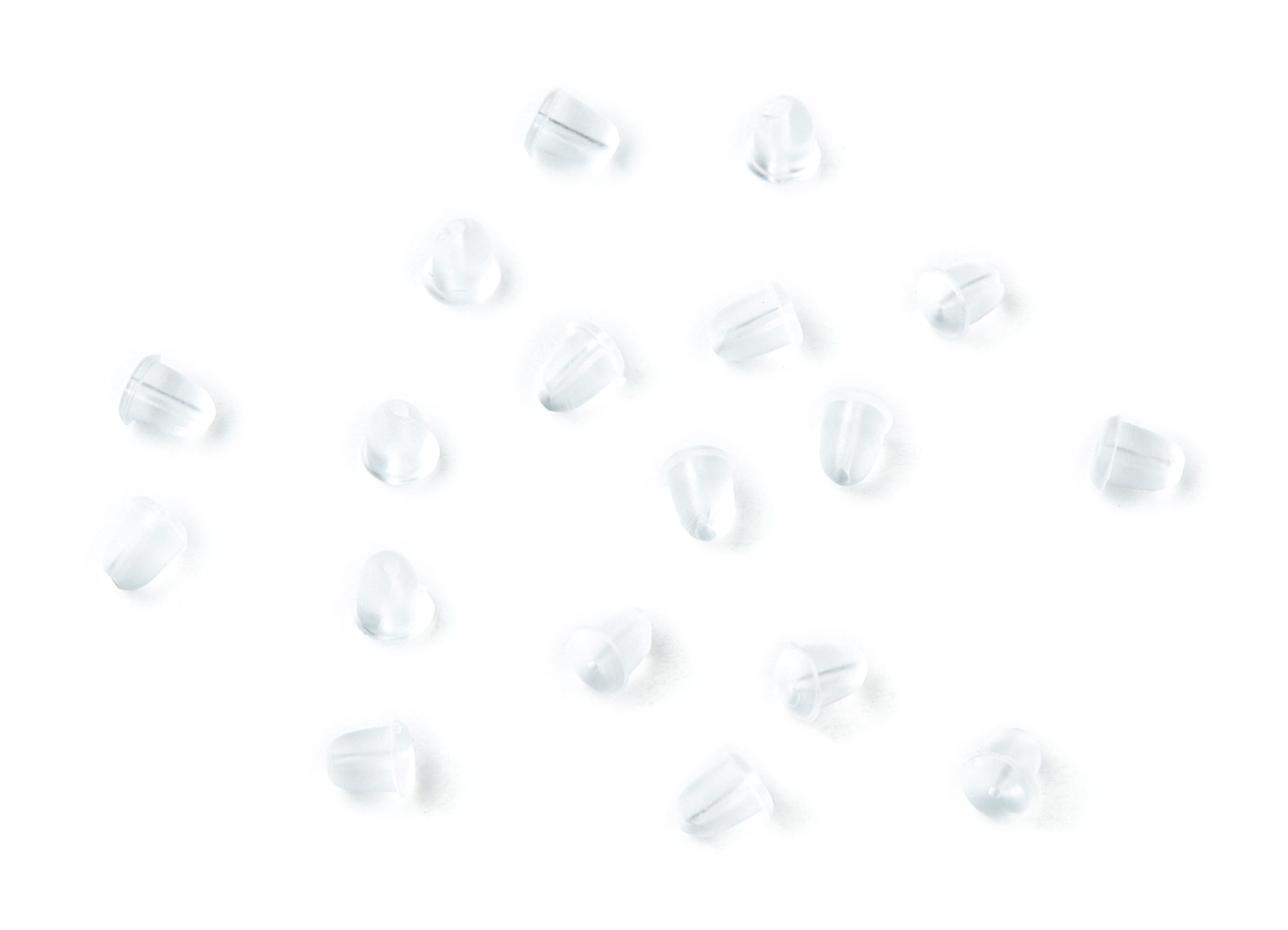 Rubber Earring Stopper - Rubber Earring Findings - Earring Back - 4.66x4.1mm - ES1001 - DOMEDBAZAAR