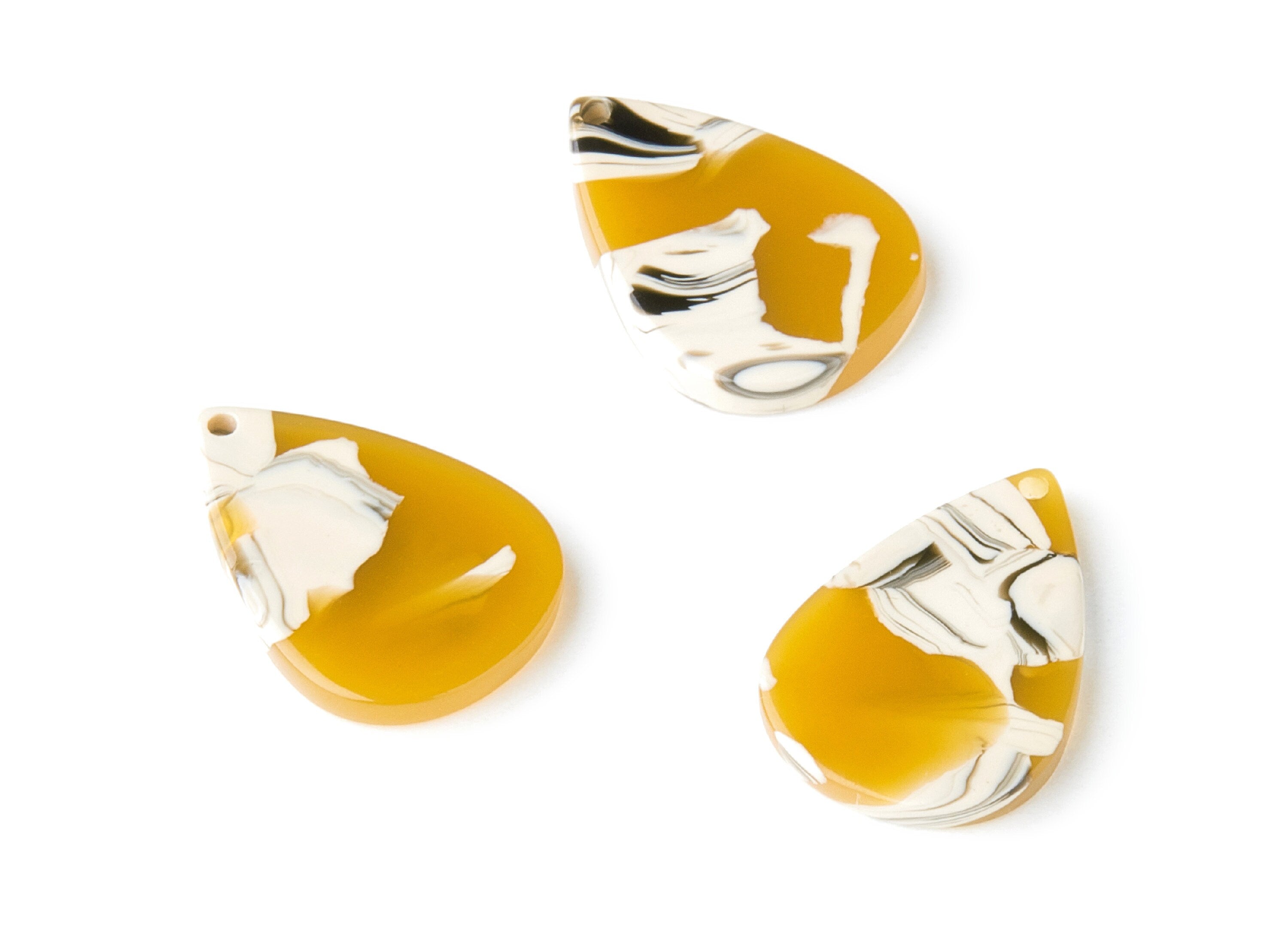 Acetate Drop Charms - Drop Earrings and Pendant - Earring Findings - Jewelry Supplies - Color Code:A14 - 21x15x2.5mm - AC1024L - DOMEDBAZAAR