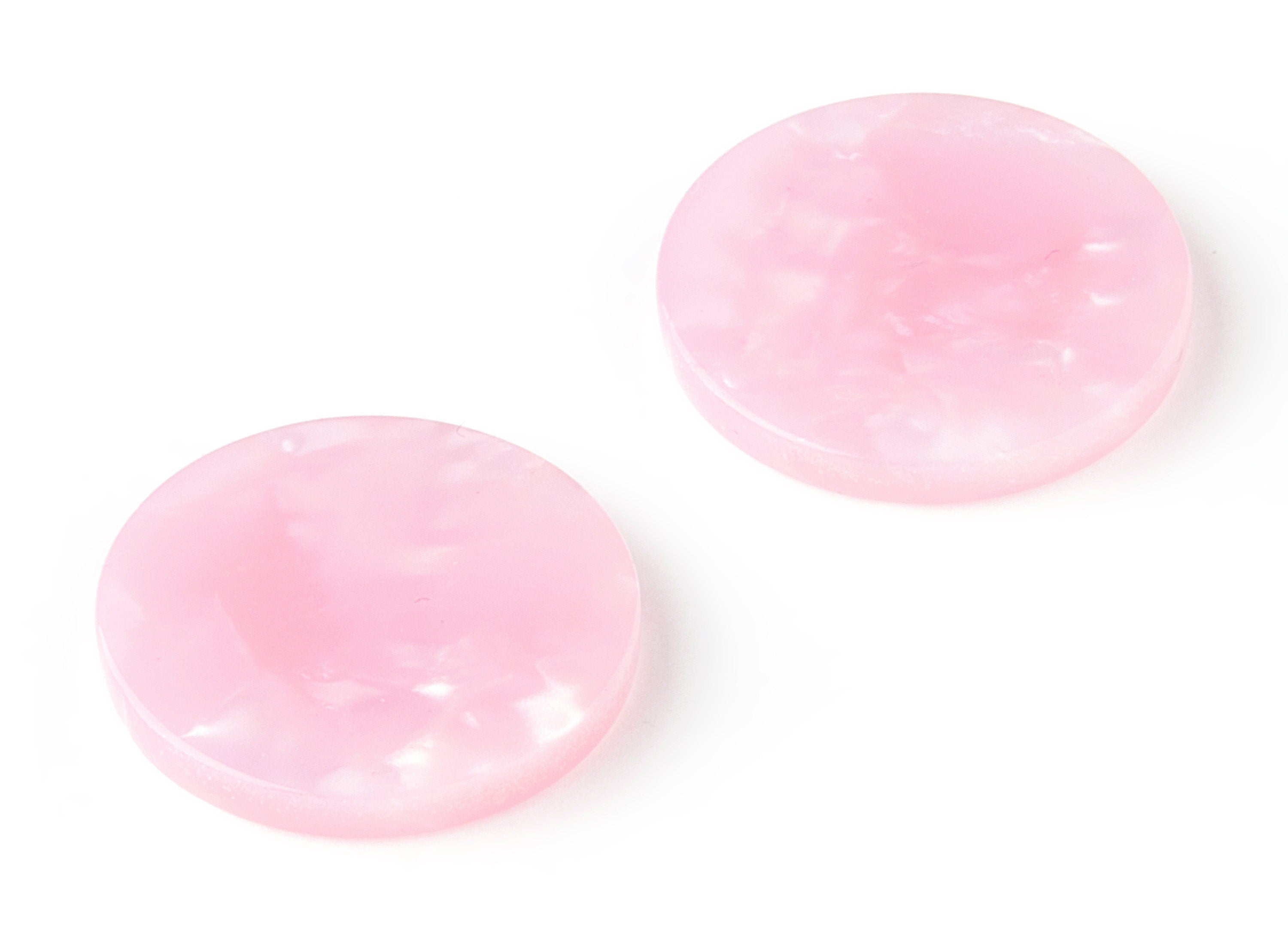 Acetate Round Earring Charms - Acrylic Coin Pendant -  Earring Findings - Jewelry Supplies - Color Code: A28 - 18.5x18.5x2.57mm - AC1433B - DOMEDBAZAAR