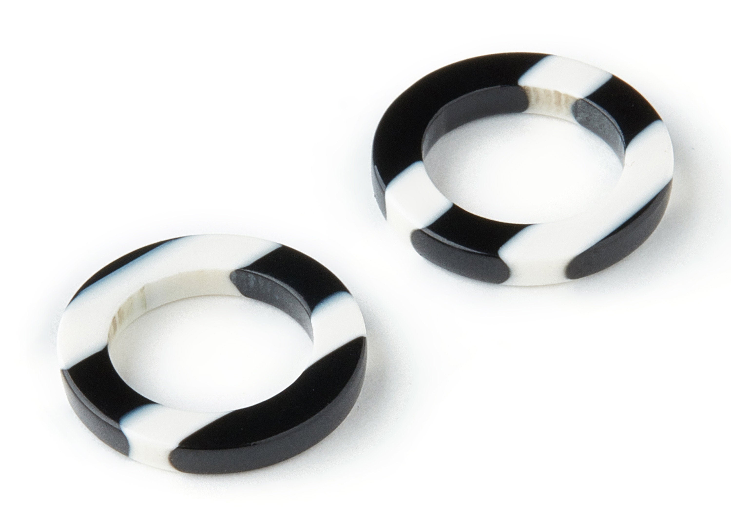 Acetate Circle Earring Charms - Circle Shaped Pendant - Earring Findings - Jewellery Supplies - Color Code: A64 - 19.1x19.1x2.75mm - AC1196C - DOMEDBAZAAR