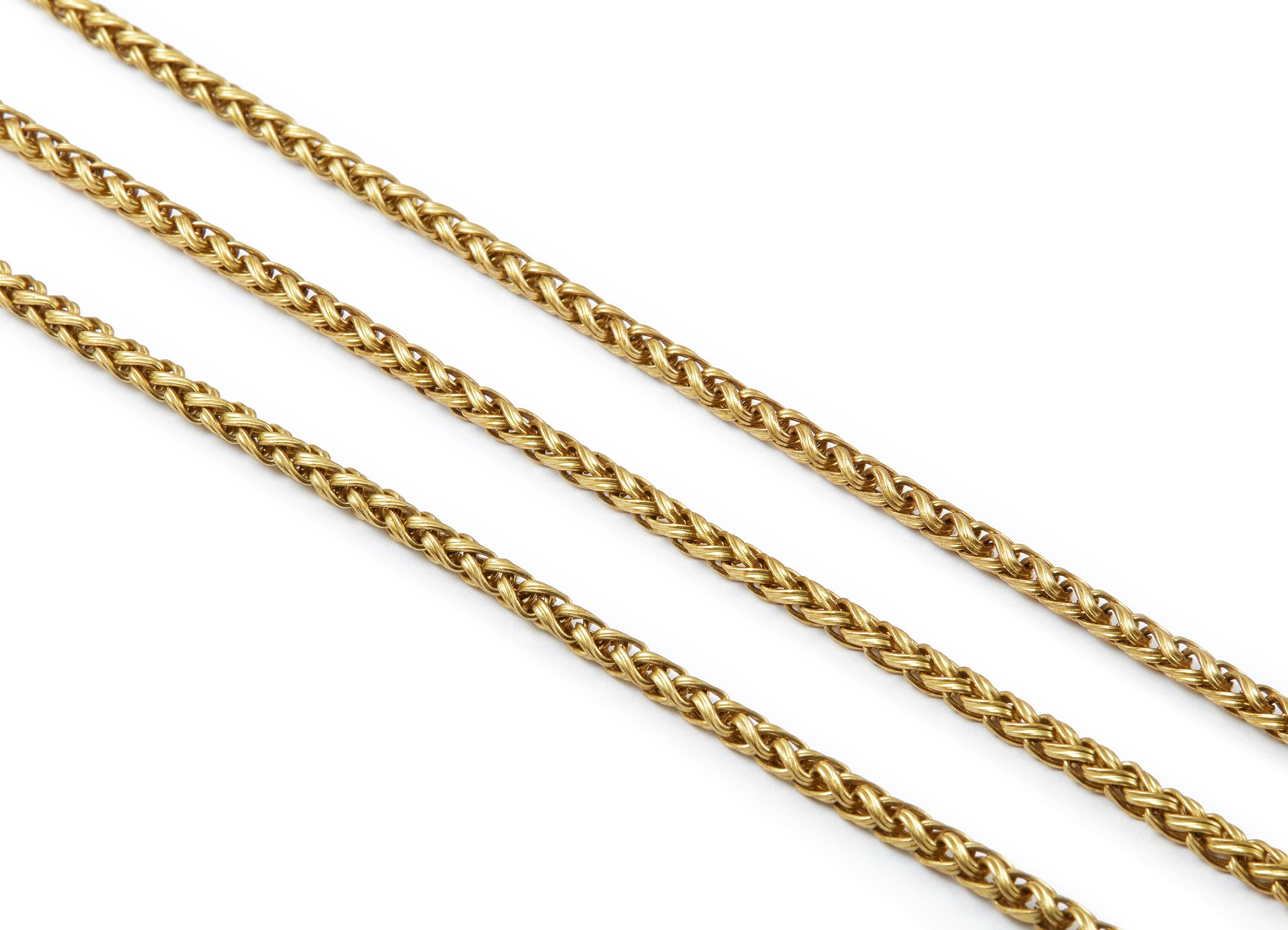 Wheat Chain - Raw Brass Wheat Chain - Open Link - Jewellery Making - 0.25&quot; x 0.14&quot; x 0.04&quot; - CC1071 - DOMEDBAZAAR