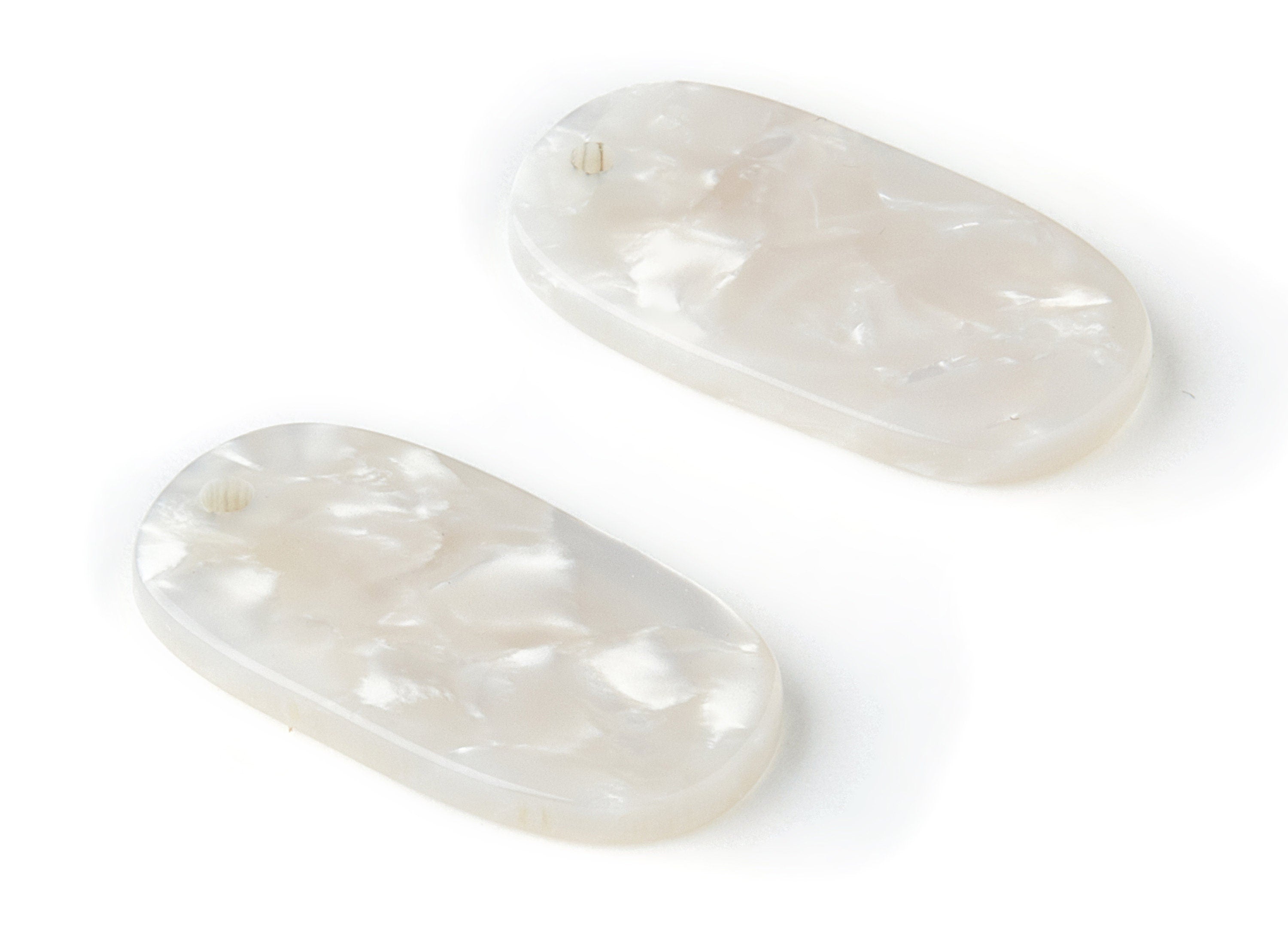 Acetate Acrylic Oval Earring Charms - Oval Pendant - Earring Findings - Jewelry Supplies - Color Code: A12 - 26.65x13.9x2.63mm - AC1156AM - DOMEDBAZAAR