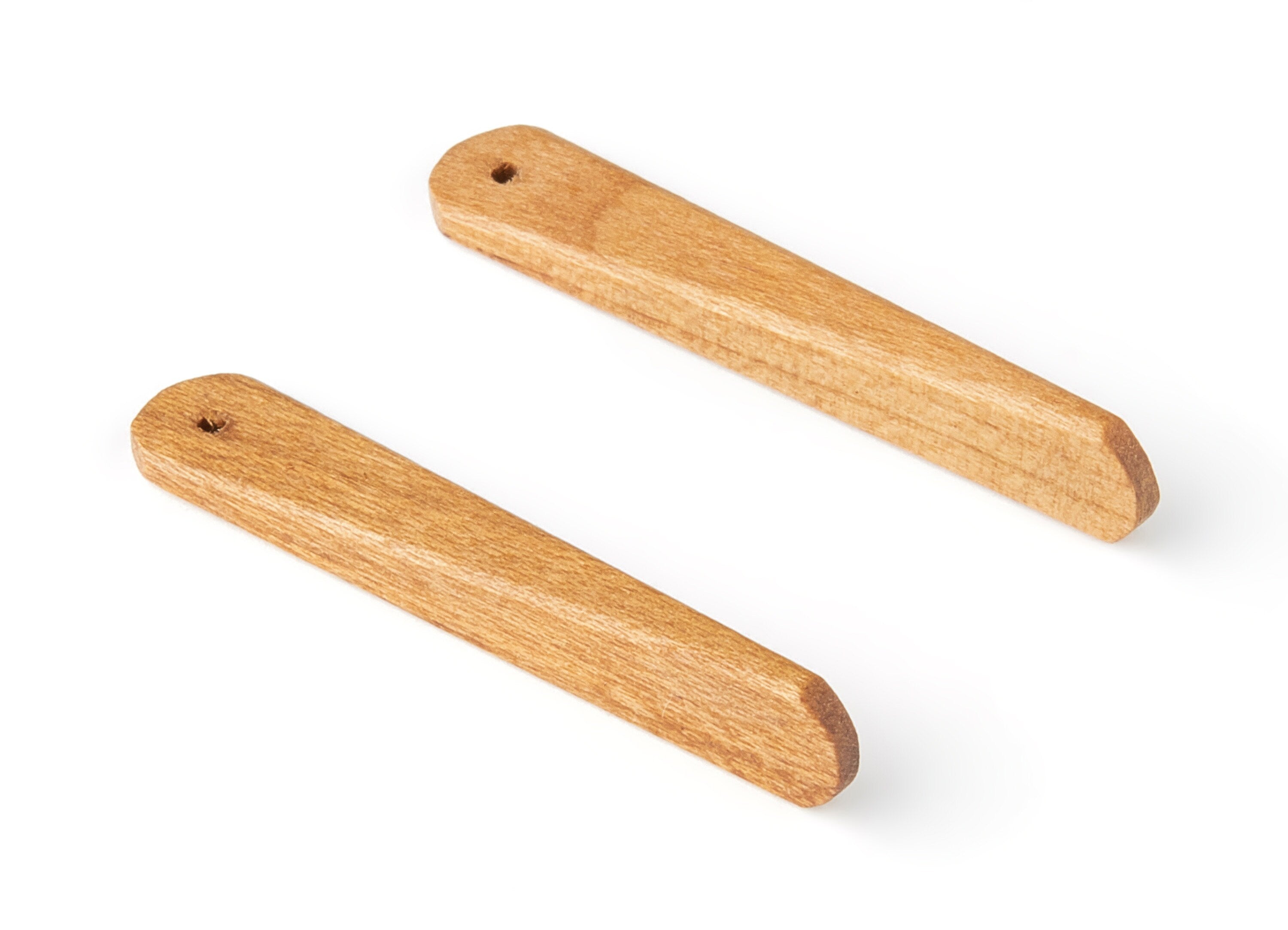 Wood Earring Charms - Drop Bar Shaped - Natural Wooden Charms for Necklace and Earrings - Wooden Beads - 39.81x7.5x7mm - BB1053 - DOMEDBAZAAR