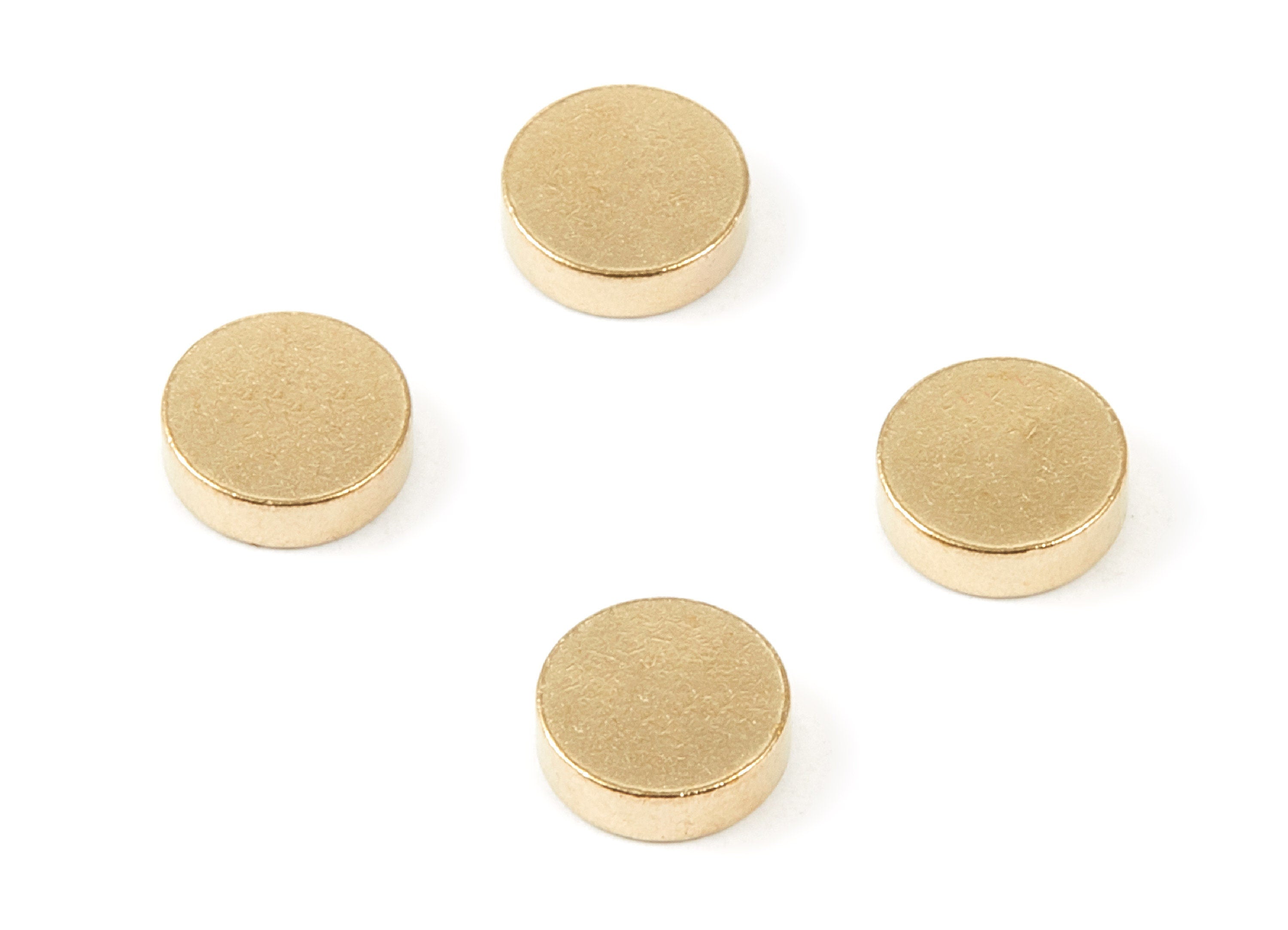 Brass Circle Blank - 10X3 - Raw Brass Round Blanks - Jewelry Supplies - 9.96x9.96x2.94mm - PP1483 - DOMEDBAZAAR