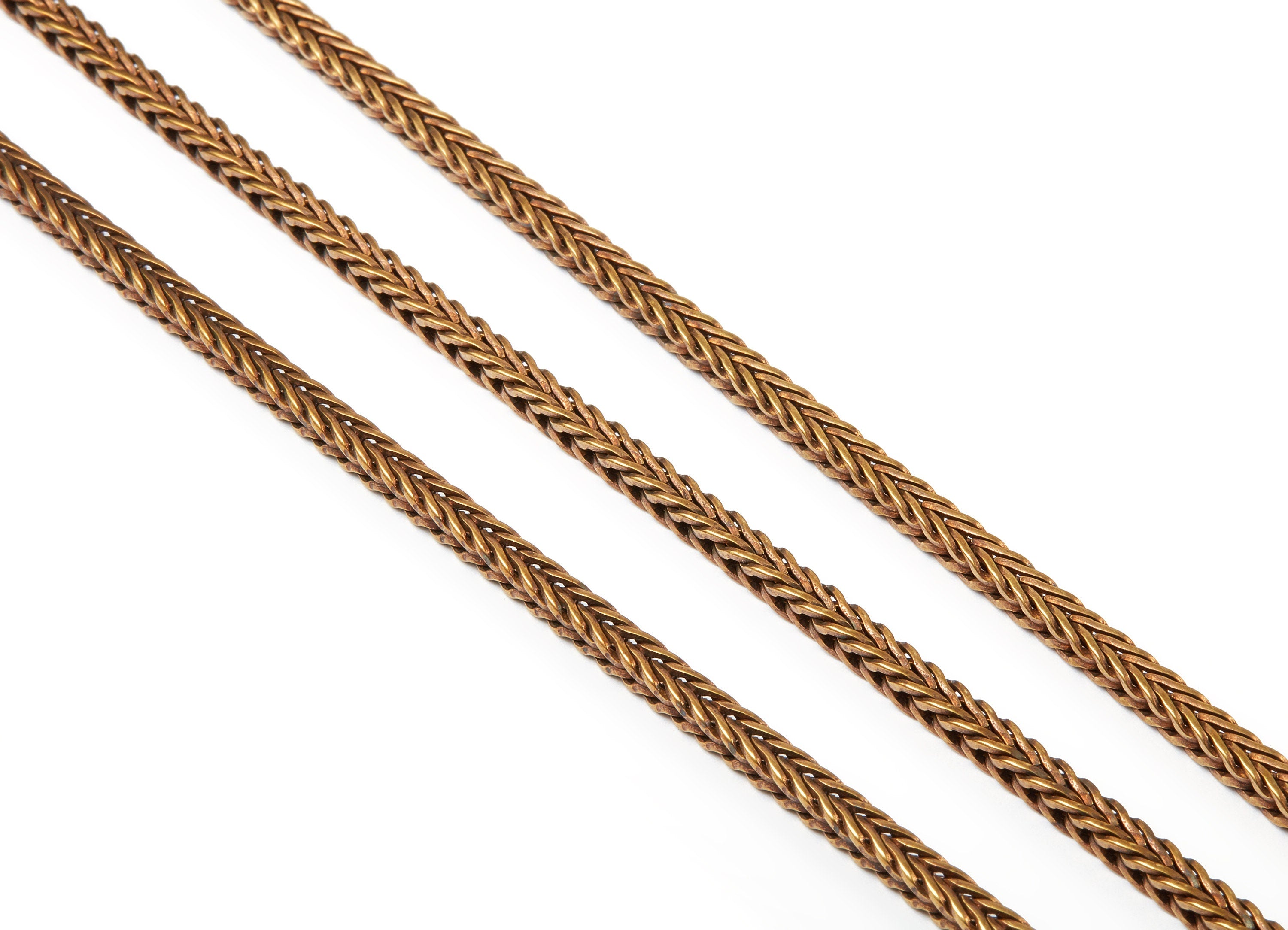 Fox Tail Chain - Raw Brass Chain - Necklace Chain - Bracalet Chain - Jewellery Making - 0.15&quot; x 0.15&quot;  - CC1082 - DOMEDBAZAAR