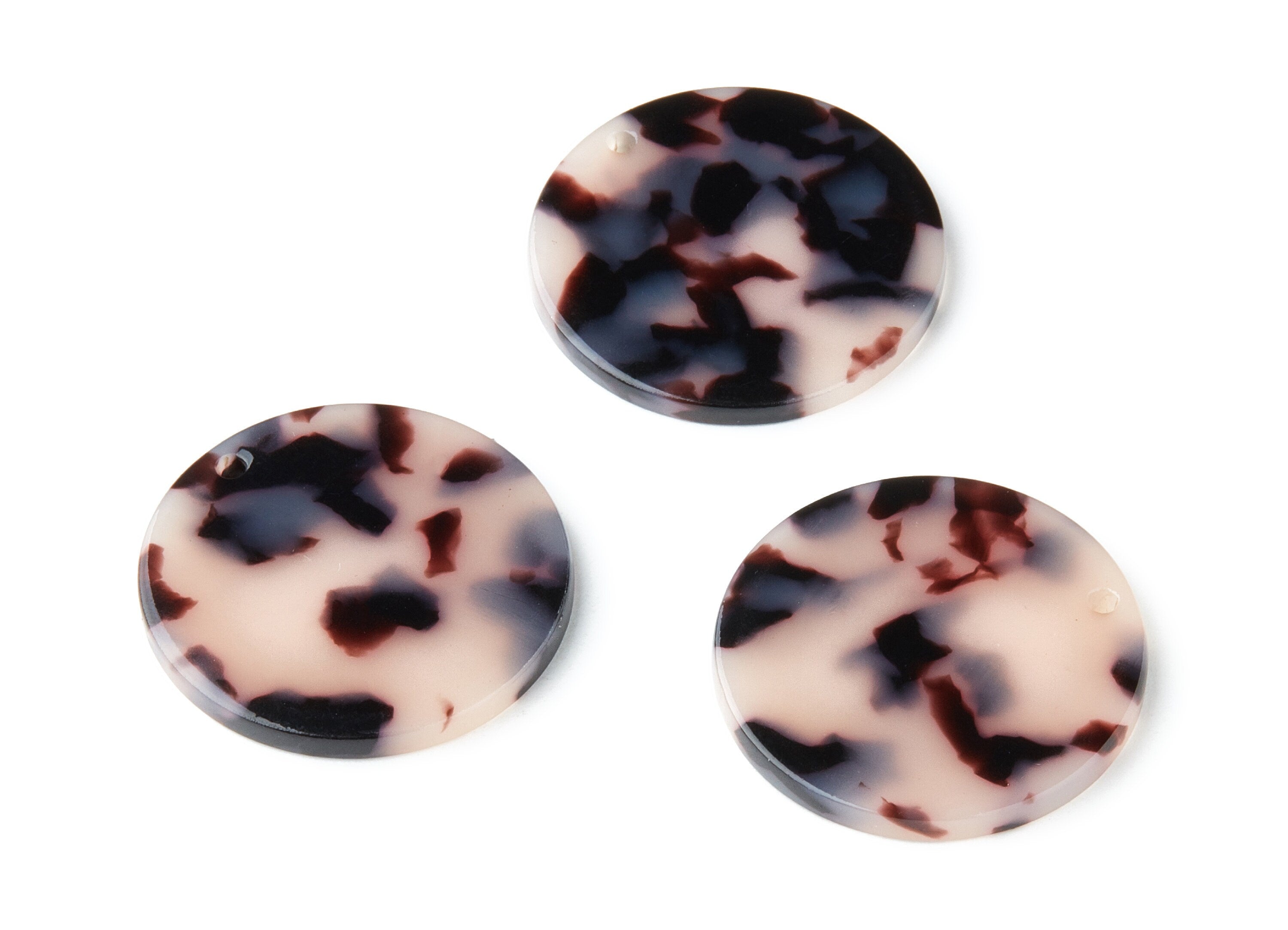 Acetate Acrylic Earring Charms - Blonde Acetate Pendant With 1 Hole - Color Code: A06 - Earring Findings - 30.7x30.7x2.62mm - AC1315B - DOMEDBAZAAR