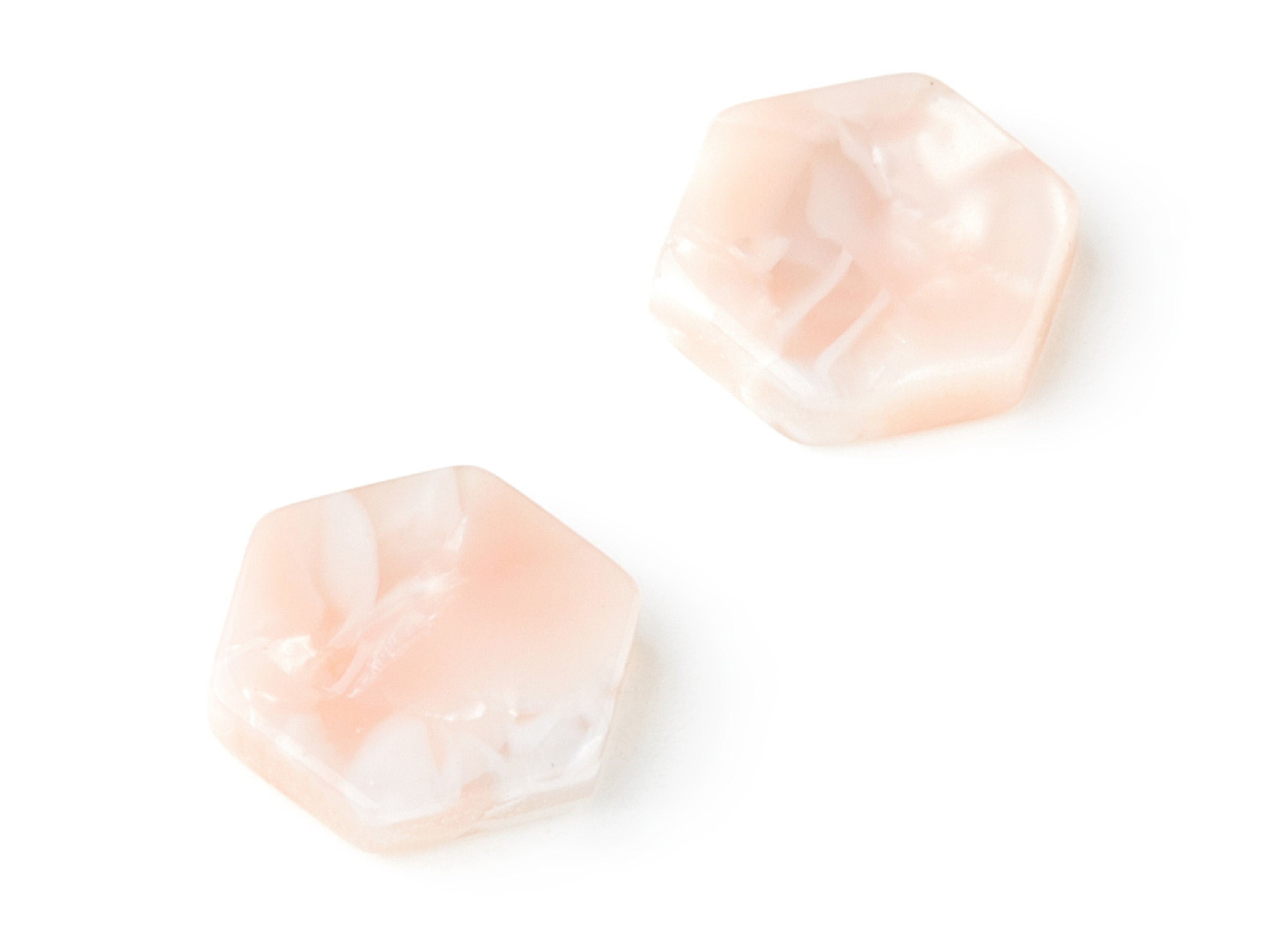 Acetate Hexagon Earring Charms - Acrylic Hexagon Pendant - Earring Findings - Jewelry Supplies - Color Code: A84 - 12.29x11x2.53mm - AC1418A - DOMEDBAZAAR