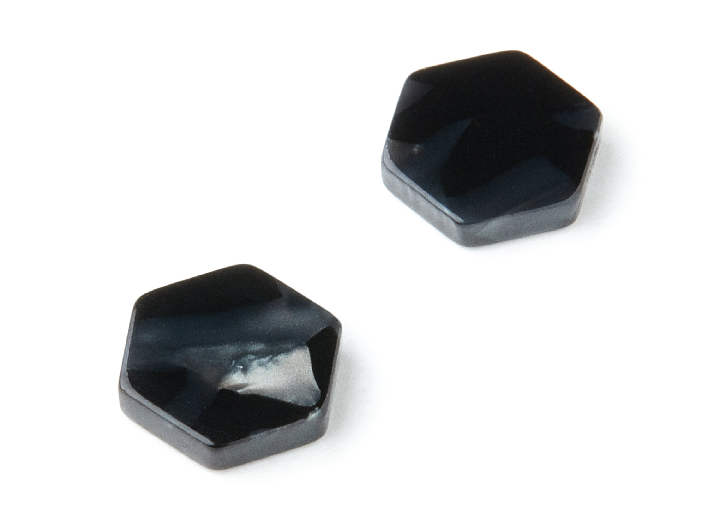 Acetate Hexagon Earring Charms - Hexagon Pendant - Earring Findings - Jewelry Supplies - Color Code: A48 - 12.29x11x2.53mm - AC1418B - DOMEDBAZAAR
