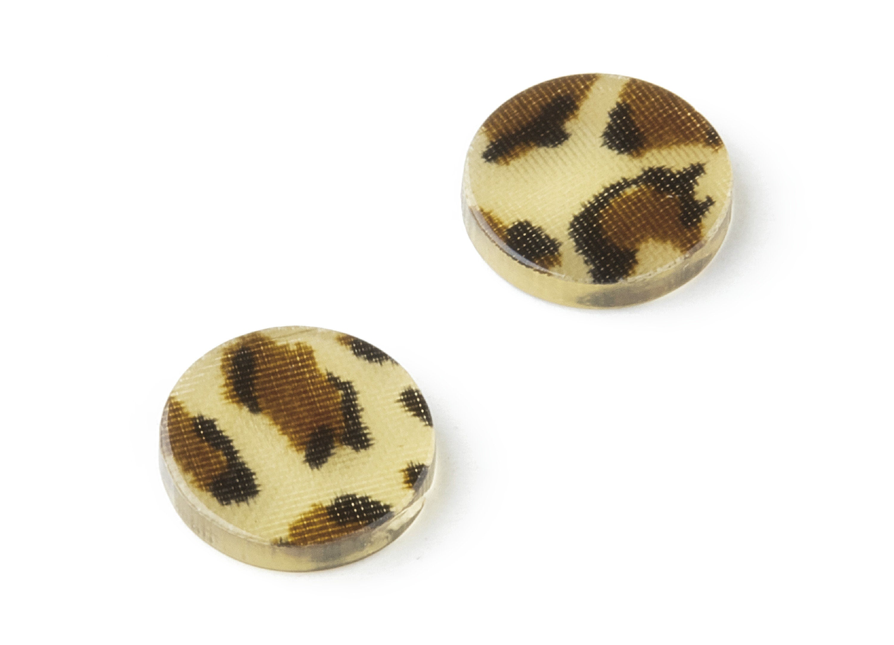 Acetate Circle Earring Charms - Circle Pendant - Earring Findings - Jewelry Supplies - Color Code: A128 - 11.75x11.75x2.58mm - AC1419B - DOMEDBAZAAR