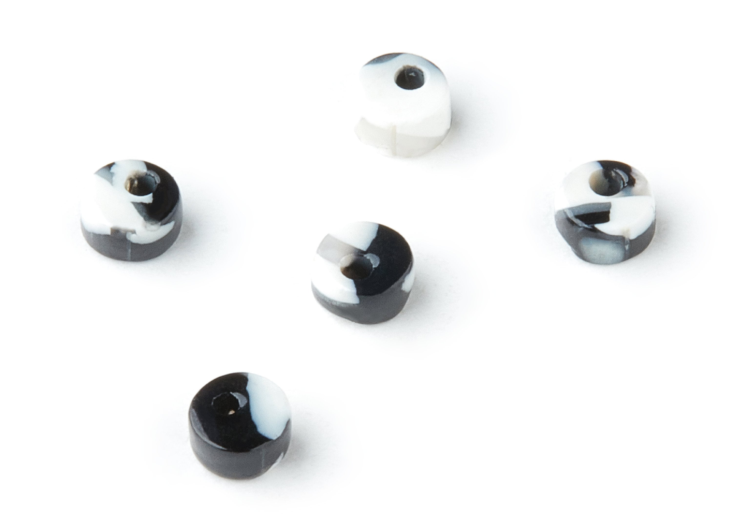 Acetate Earring Charms - Tortoise Shell Earrings - Circle Shaped Earrings - Color Code: A17 - 4.69x4.69x2.5mm - AC1311A - DOMEDBAZAAR