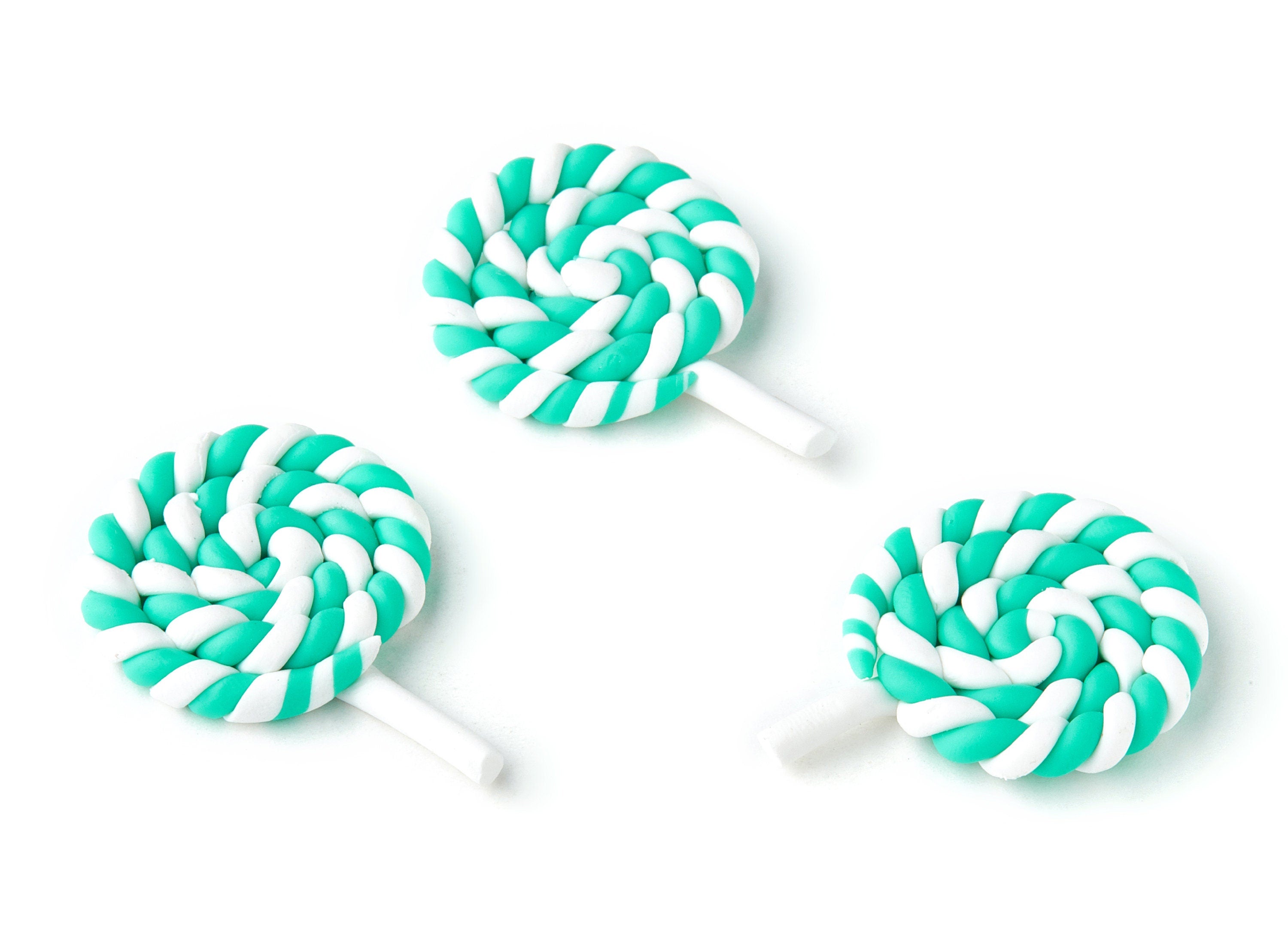 Polymer Clay Charms - Rainbow Cake Topper - Cake Decorations - 37.25x25.48x4.96mm - RC1012A - DOMEDBAZAAR