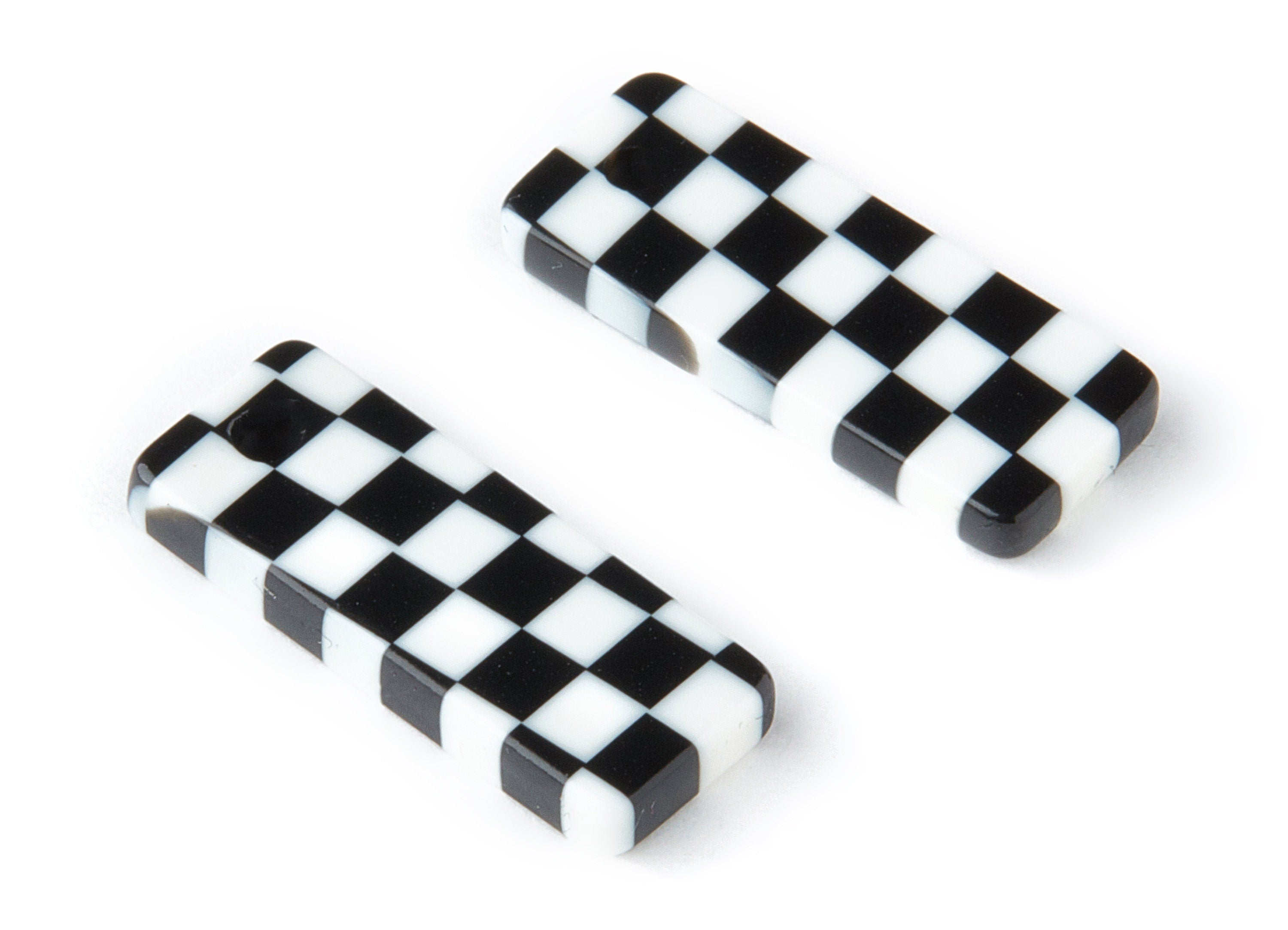 Acetate Rectangle Earring Charms - Rectangle Pendant - Earring Findings - Jewelry Supplies - Color Code: A175 - 19.6x7.69x2mm - AC1475-A175 - DOMEDBAZAAR