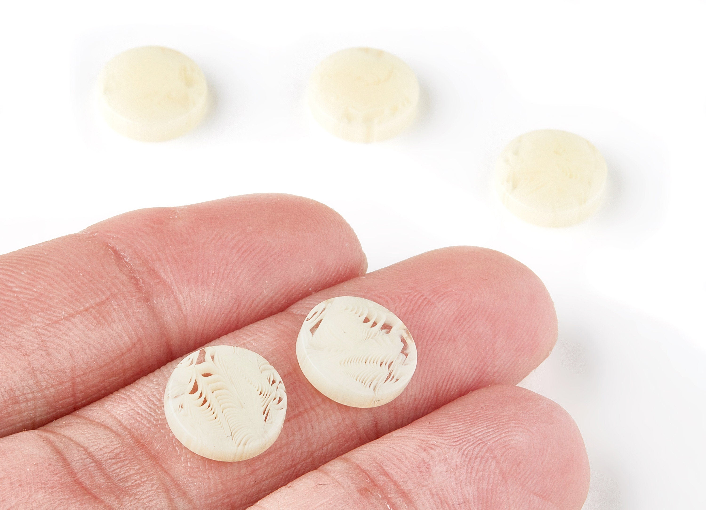 Acetate Circle Earring Charms - Acetate Circle Pendant - Jewelry Supplies - Color Code: A191 - 11.2x11.2x2.66mm - AC1483-A191 - DOMEDBAZAAR