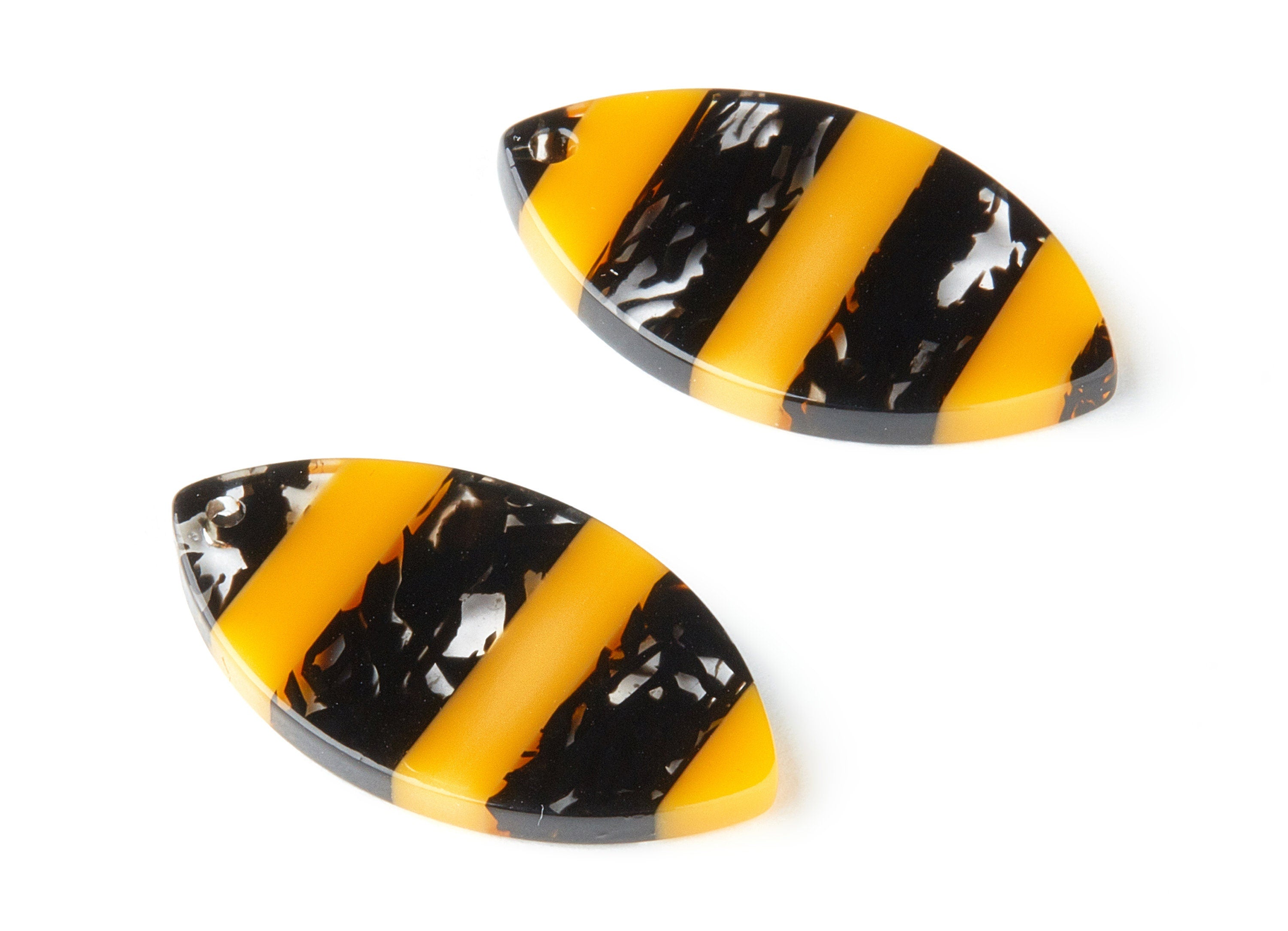 Acetate Teardrop Charms - Teardrop Earrings and Pendant - Earring Findings  - Color Code:A216 - 29.13x16.47x2.5mm - AC1517-A216 - DOMEDBAZAAR