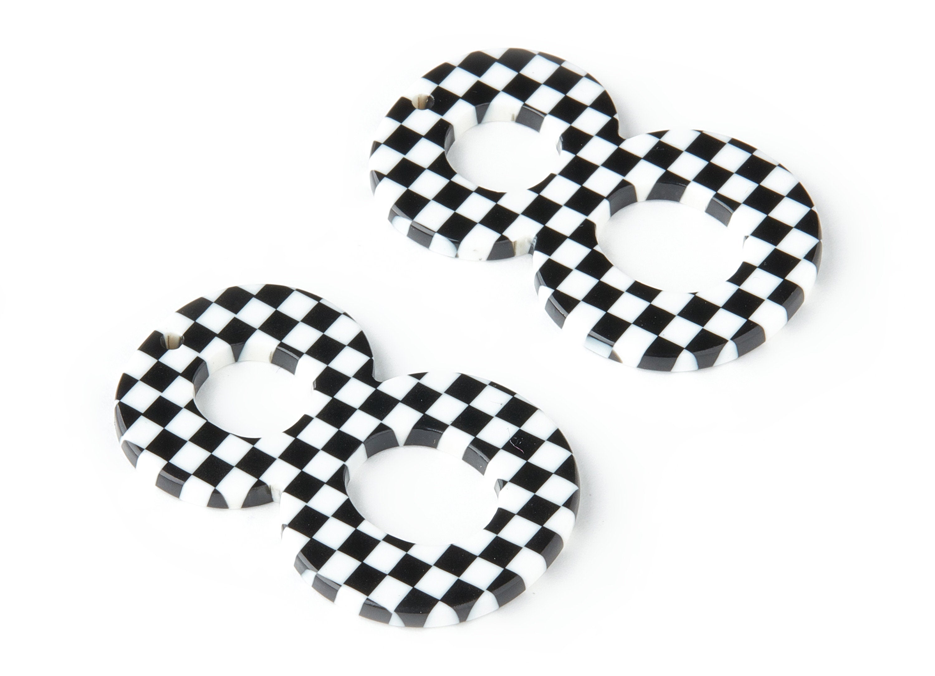 Acetate Number 8 Earring Charms - Number 8 Pendant - Earring Findings - Jewelry Supplies - Color Code: A175 - 39.6x25.4x2.38mm - AC1465-A175 - DOMEDBAZAAR
