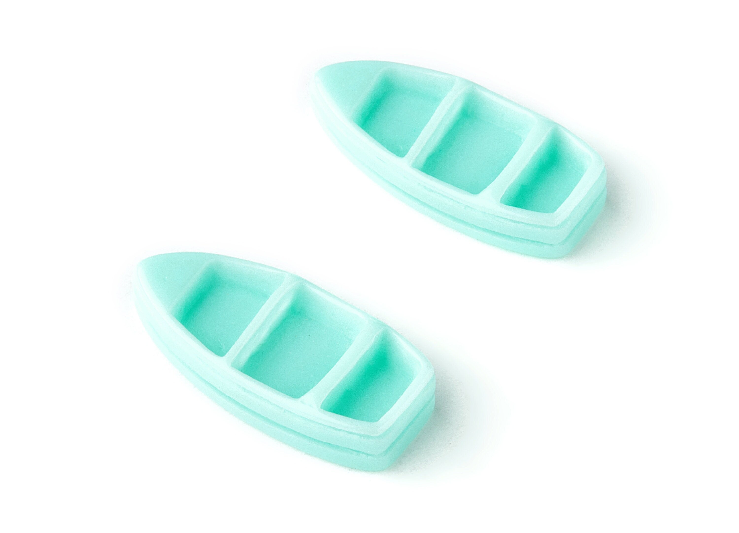Resin Charms - Boat Resin Charms - Resin Earrings - 27.33x11.85x5.07mm - RC1008 - DOMEDBAZAAR