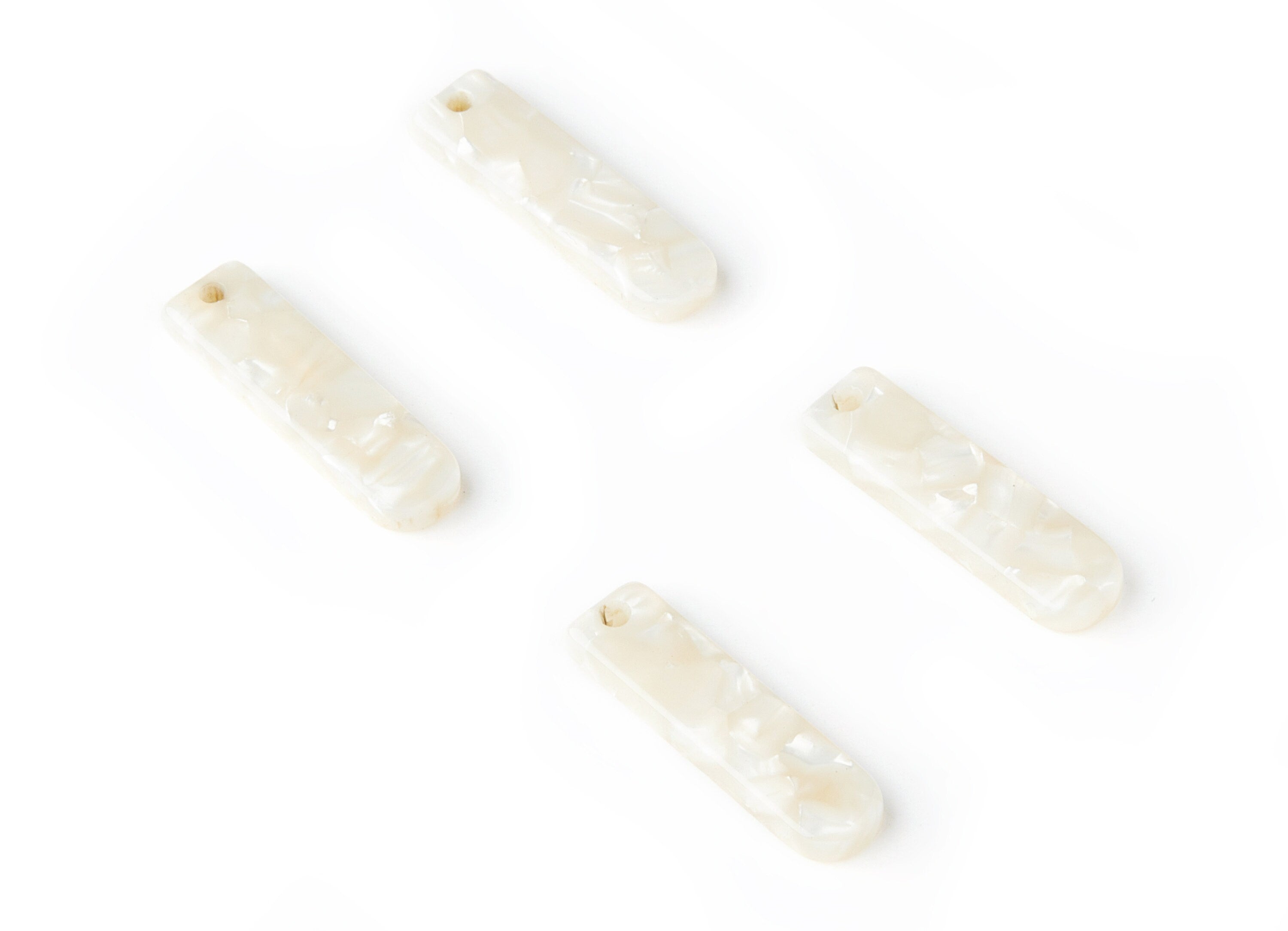 Acetate Bar Earring Charms - Bar Shaped Pendant - Earring Findings - Jewelry Supplies - Color Code:A33 - 23.65x6.74x2.6mm - AC1354G - DOMEDBAZAAR