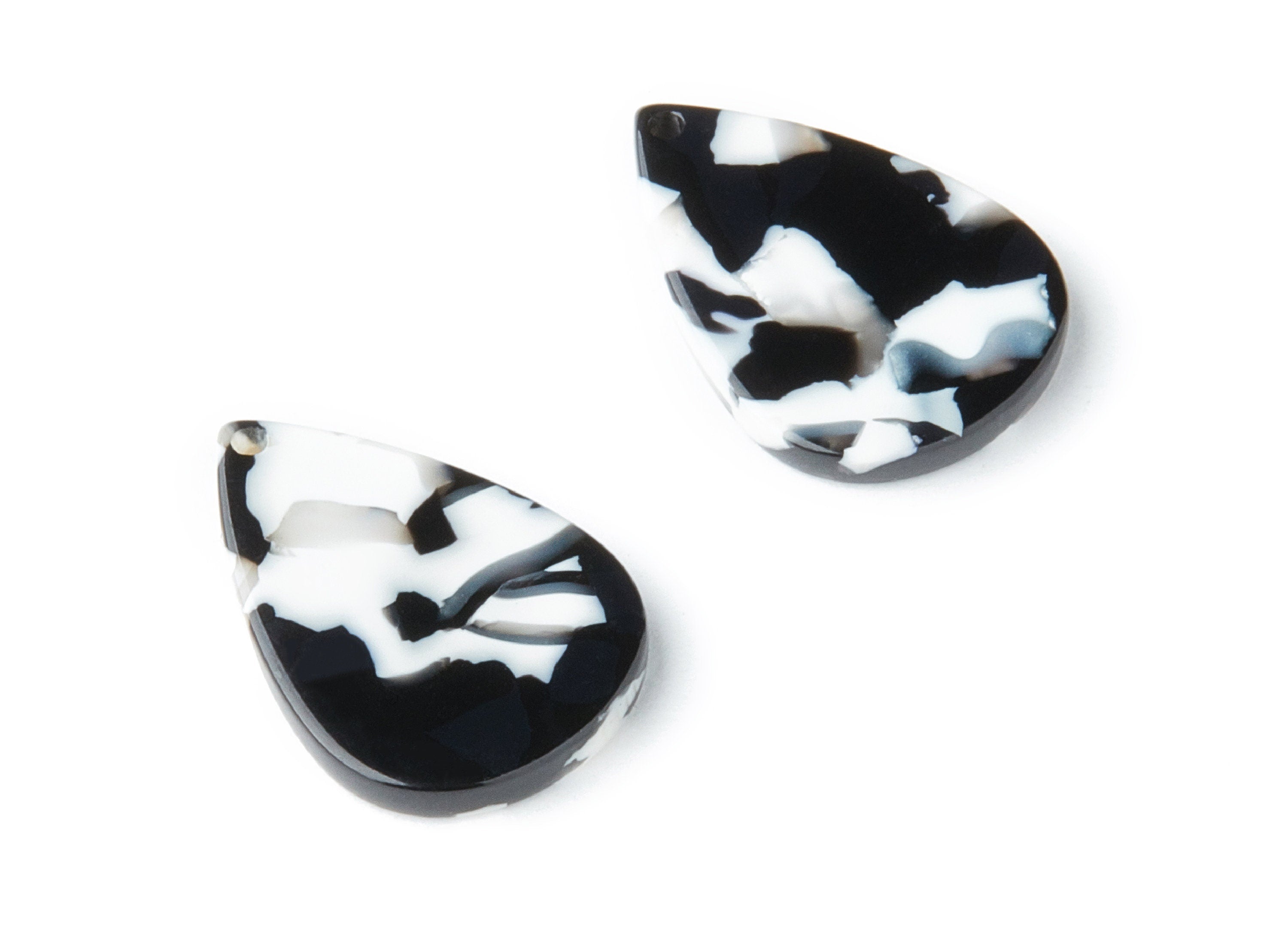 Acetate Drop Charms - Drop Earrings and Pendant - Earring Findings - Jewelry Supplies - Color Code:A17 - 21x15x2.5mm - AC1024K - DOMEDBAZAAR