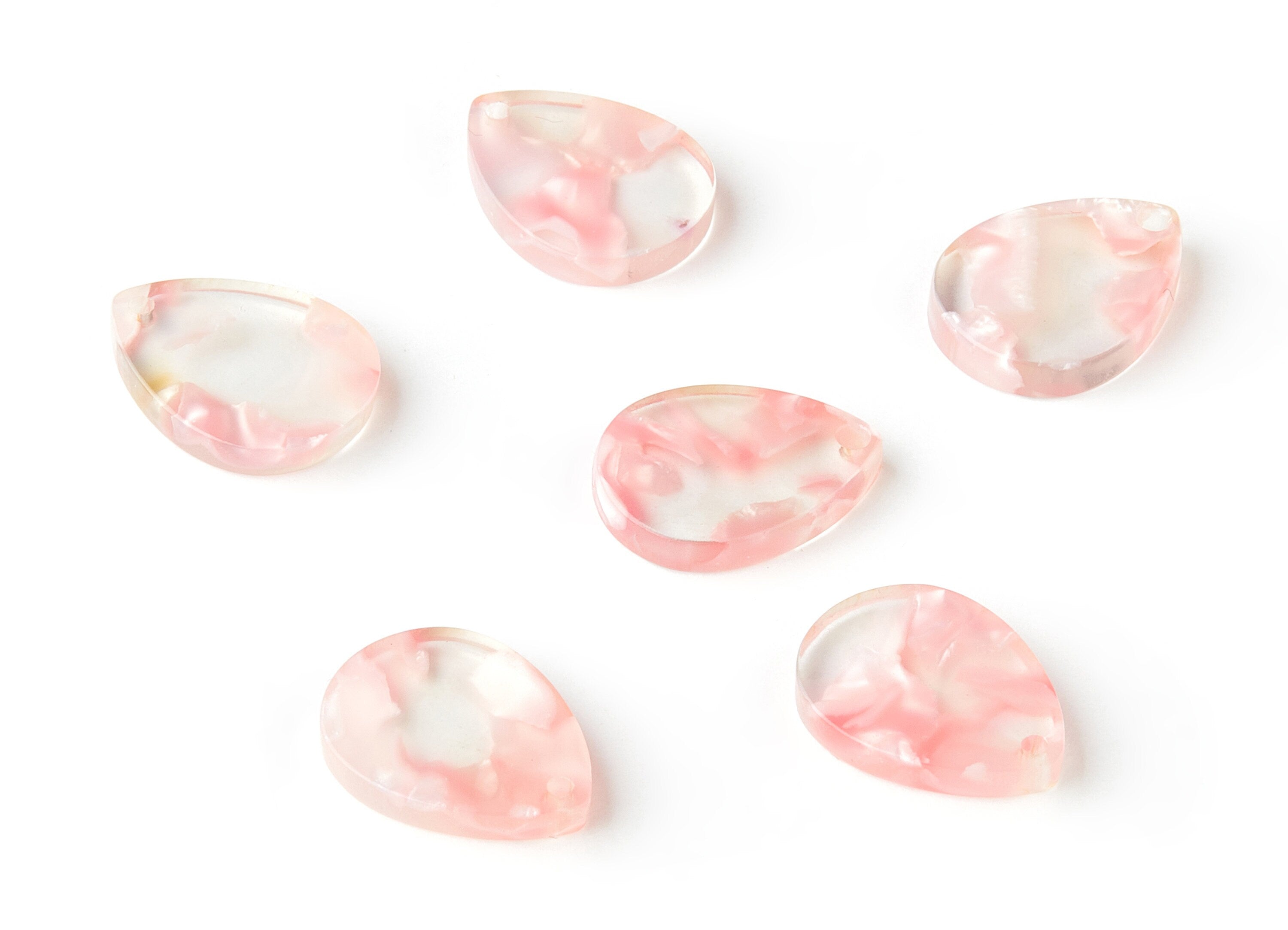 Acetate Drop Charms - Drop Earrings and Pendant - Earring Findings - Jewelry Supply - Color Code:A297 - 15.75x12.19x2.59mm - AC1617-A297 - DOMEDBAZAAR