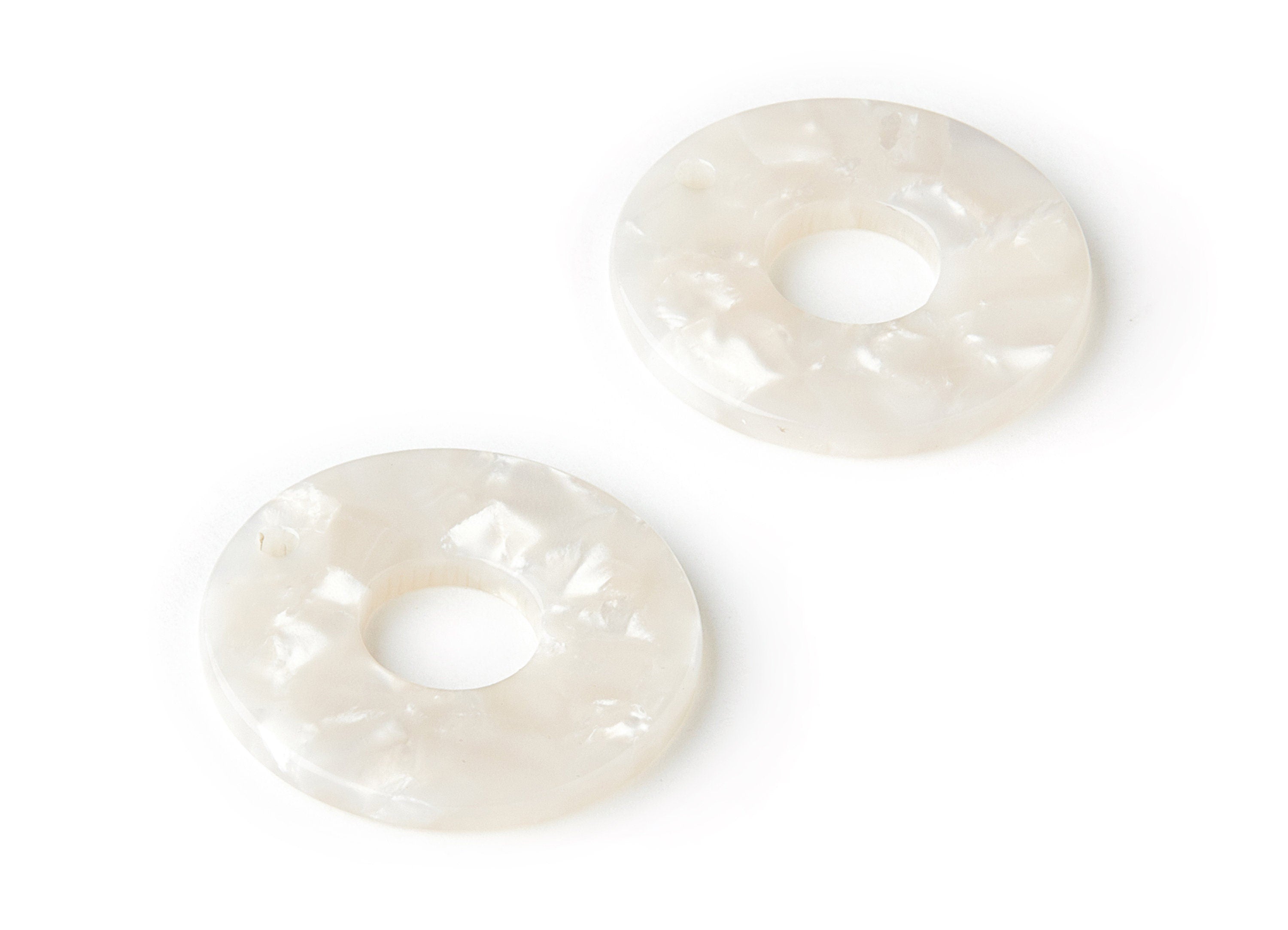 Acetate Circle Charms - Round Earring and Pendant - Jewelry Supplys  - Color Code: A12 - 24.87x24.87x 2.62mm - AC1603-A12 - DOMEDBAZAAR