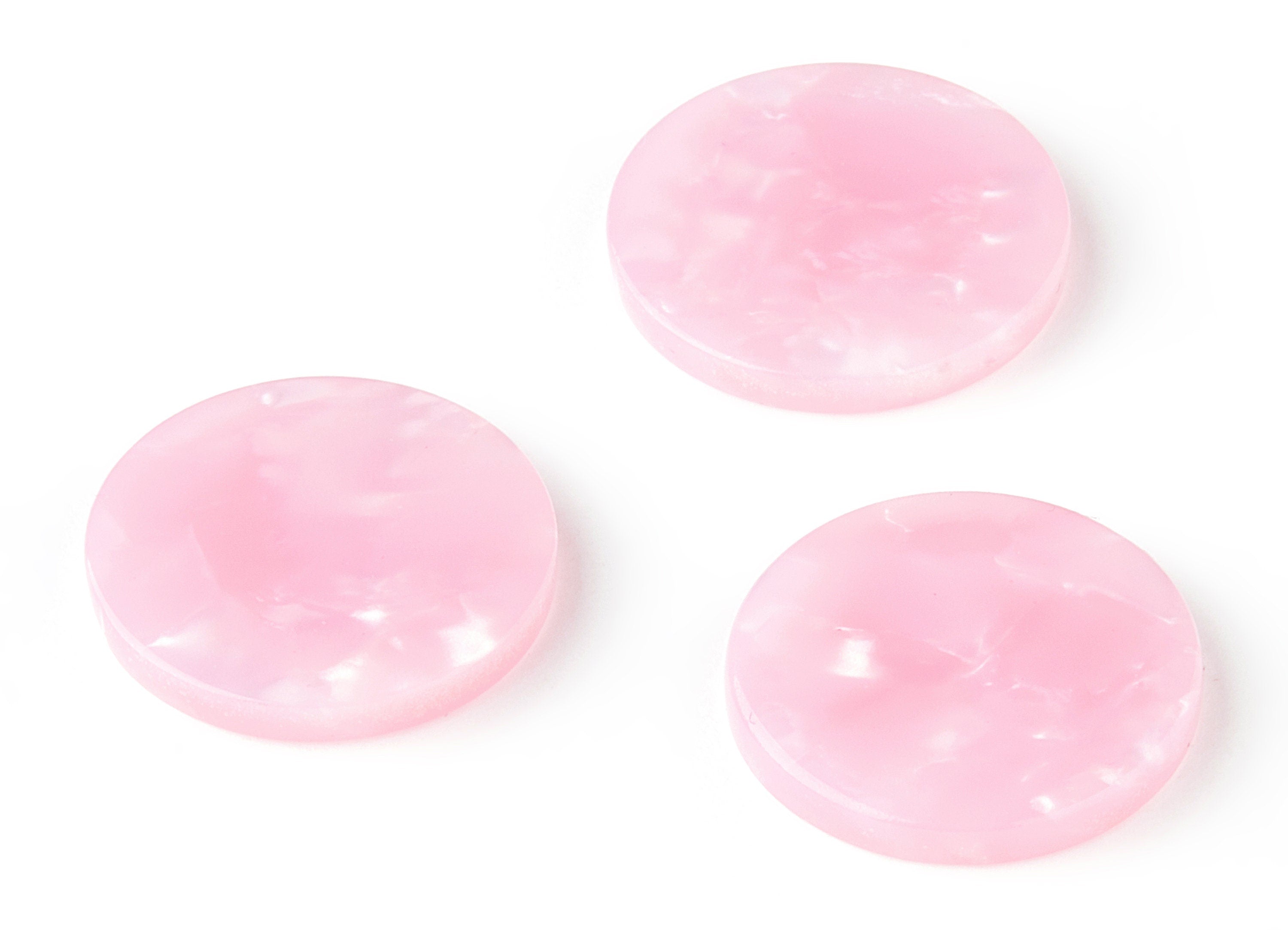Acetate Round Earring Charms - Acrylic Coin Pendant -  Earring Findings - Jewelry Supplies - Color Code: A28 - 18.5x18.5x2.57mm - AC1433B - DOMEDBAZAAR