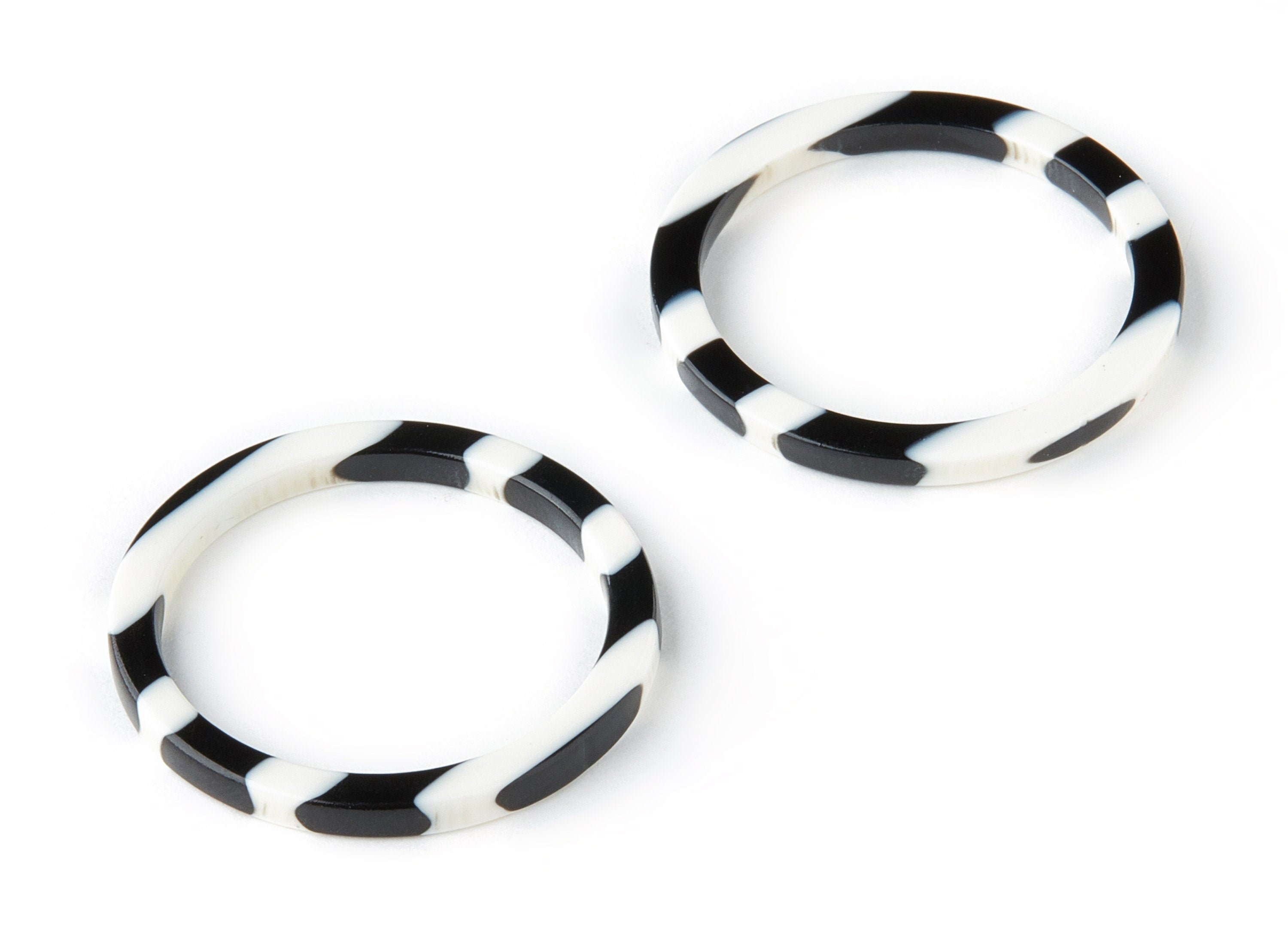 Acetate Circle Earring Charms - Circle Shaped Pendant - Earring Findings - Jewelry Supplies - Color Code: A64 - 29.5x29.5x2.75mm - AC1194C - DOMEDBAZAAR