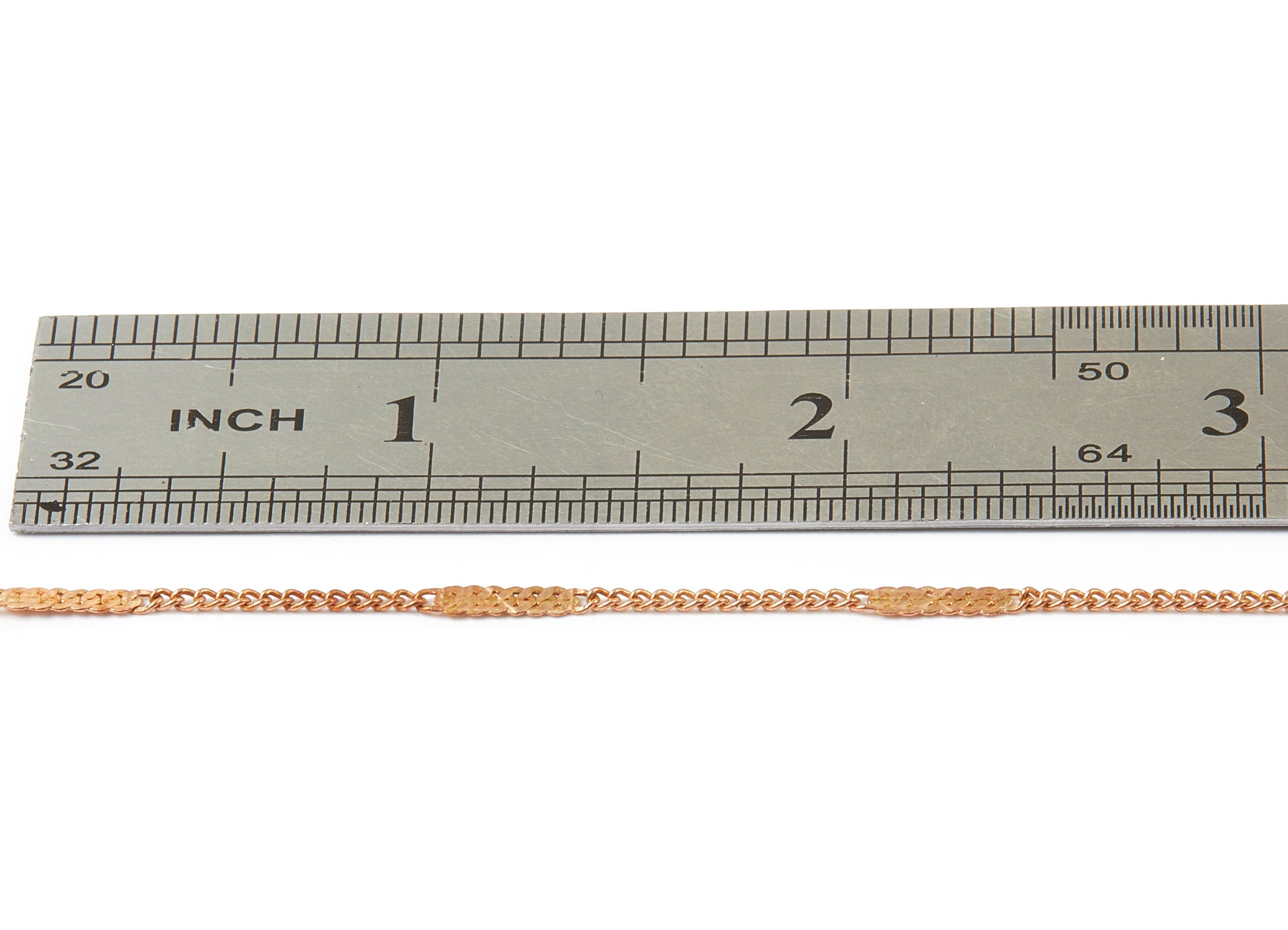 Hammered Satellite Curb Chain - Raw Brass Chain - Soldered - 0.05&quot; x 0.03&quot; x 0.08&quot; - for Necklace Bracelet Jewellery Making - CC1105 - DOMEDBAZAAR