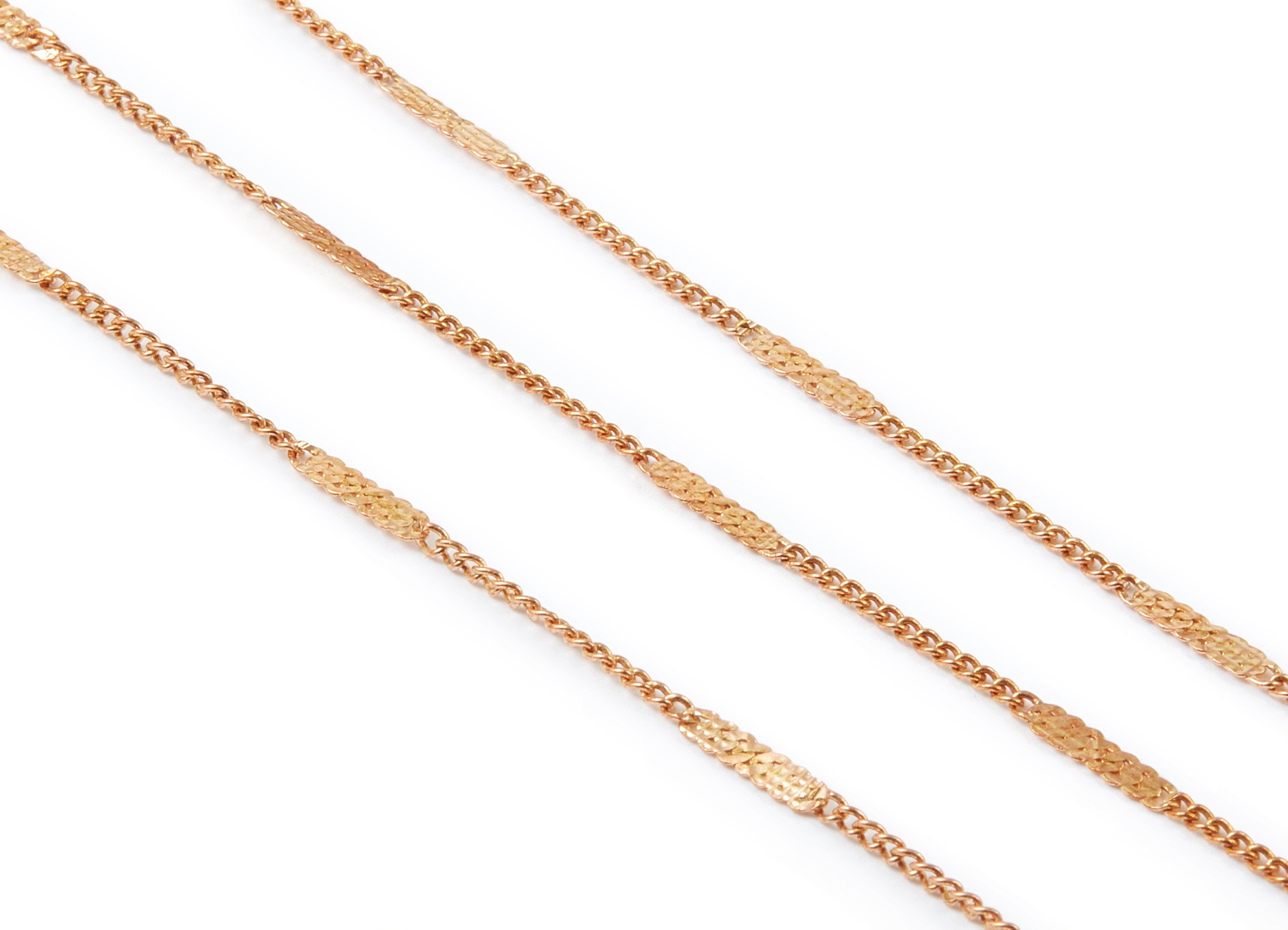 Hammered Satellite Curb Chain - Raw Brass Chain - Soldered - 0.05&quot; x 0.03&quot; x 0.08&quot; - for Necklace Bracelet Jewellery Making - CC1105 - DOMEDBAZAAR