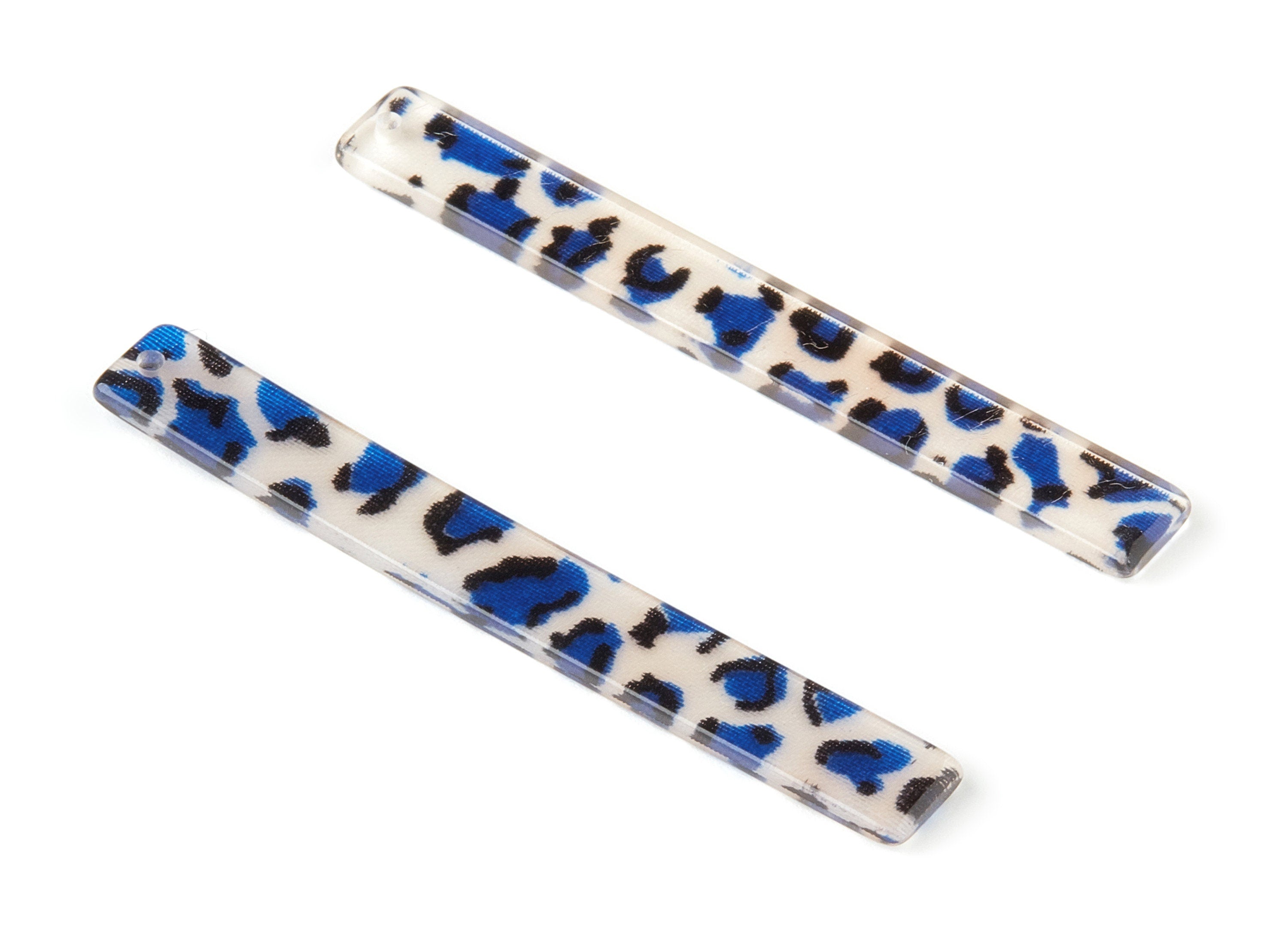 Acetate Stick Charms - Bar Earrings and Pendant - Earring Findings - Jewelry Supplys - Color Code: A286 - 59.7x7.8x2.5mm - AC1049-A286 - DOMEDBAZAAR