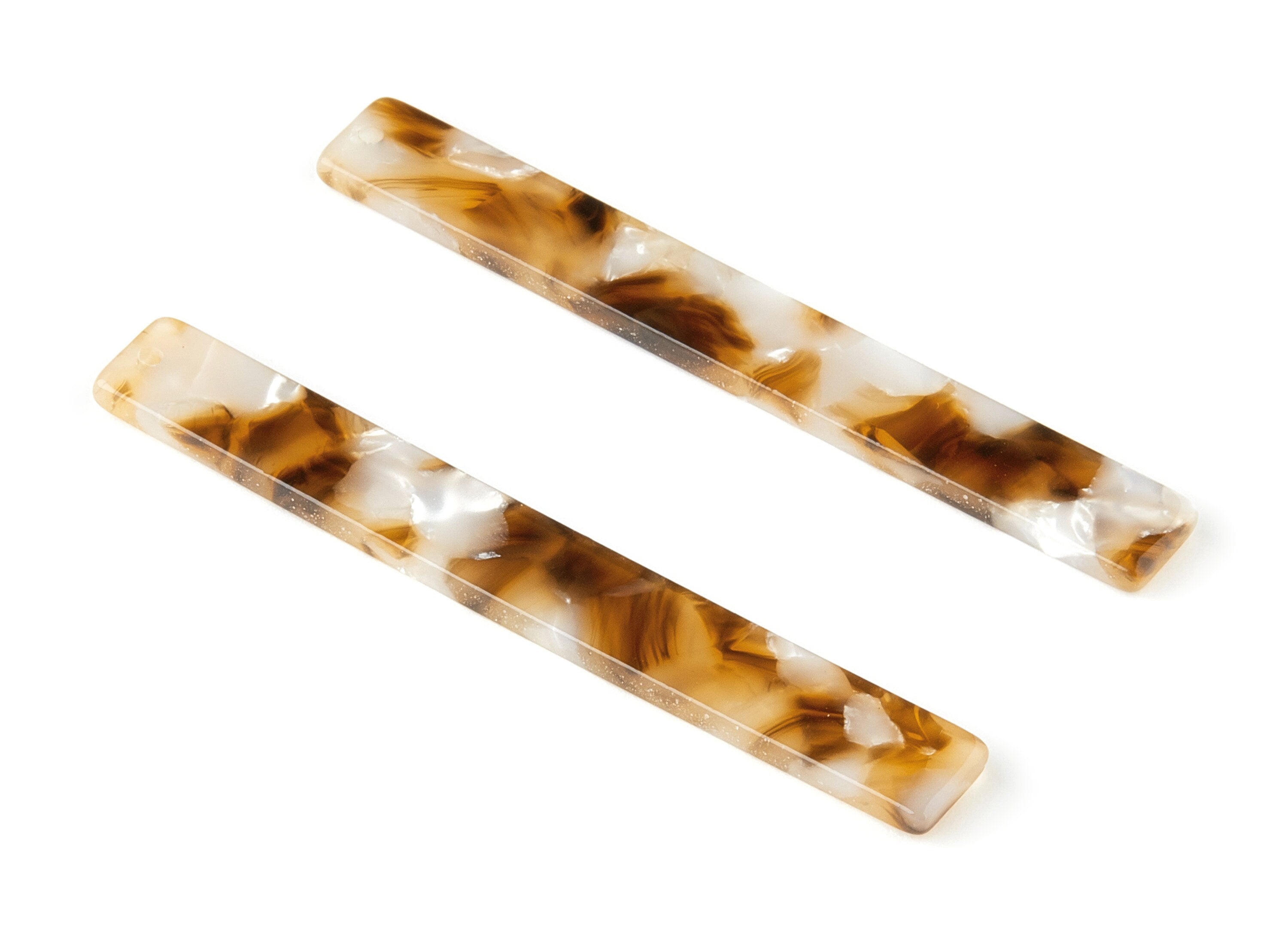 Acetate Stick Charms - Bar Earrings and Pendant - Earring Findings - Jewelry Supplys - Color Code: A351 - 59.7x7.8x2.5mm - AC1049-A351 - DOMEDBAZAAR