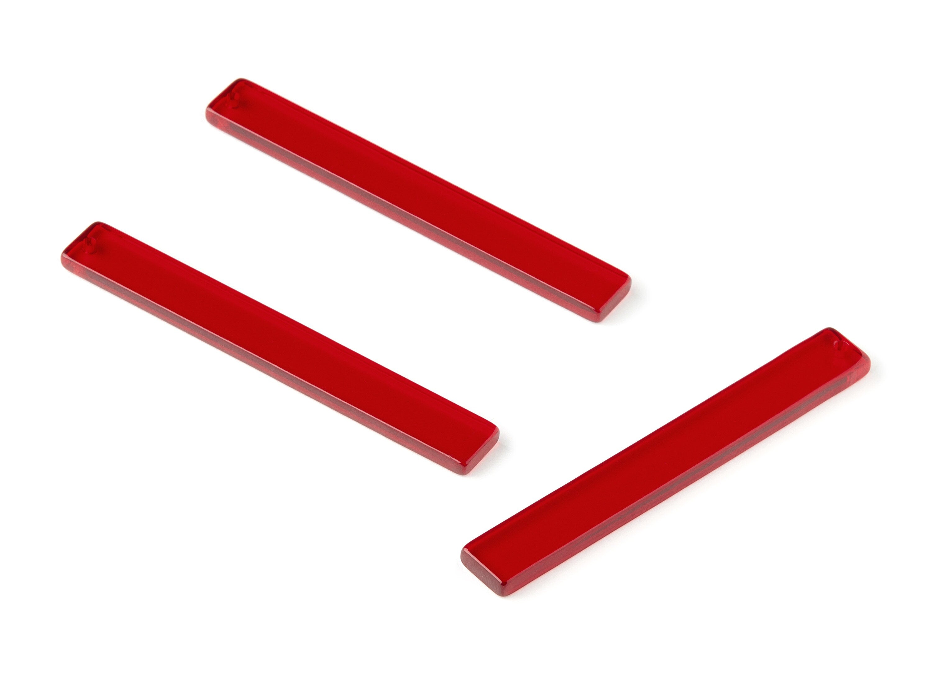 Acrylic Stick Charms - Bar Earrings and Pendant - Earring Findings - Jewelry Supplies - Color Code: A67 - 59.6x7.8x2.6mm - AC1049-A67 - DOMEDBAZAAR