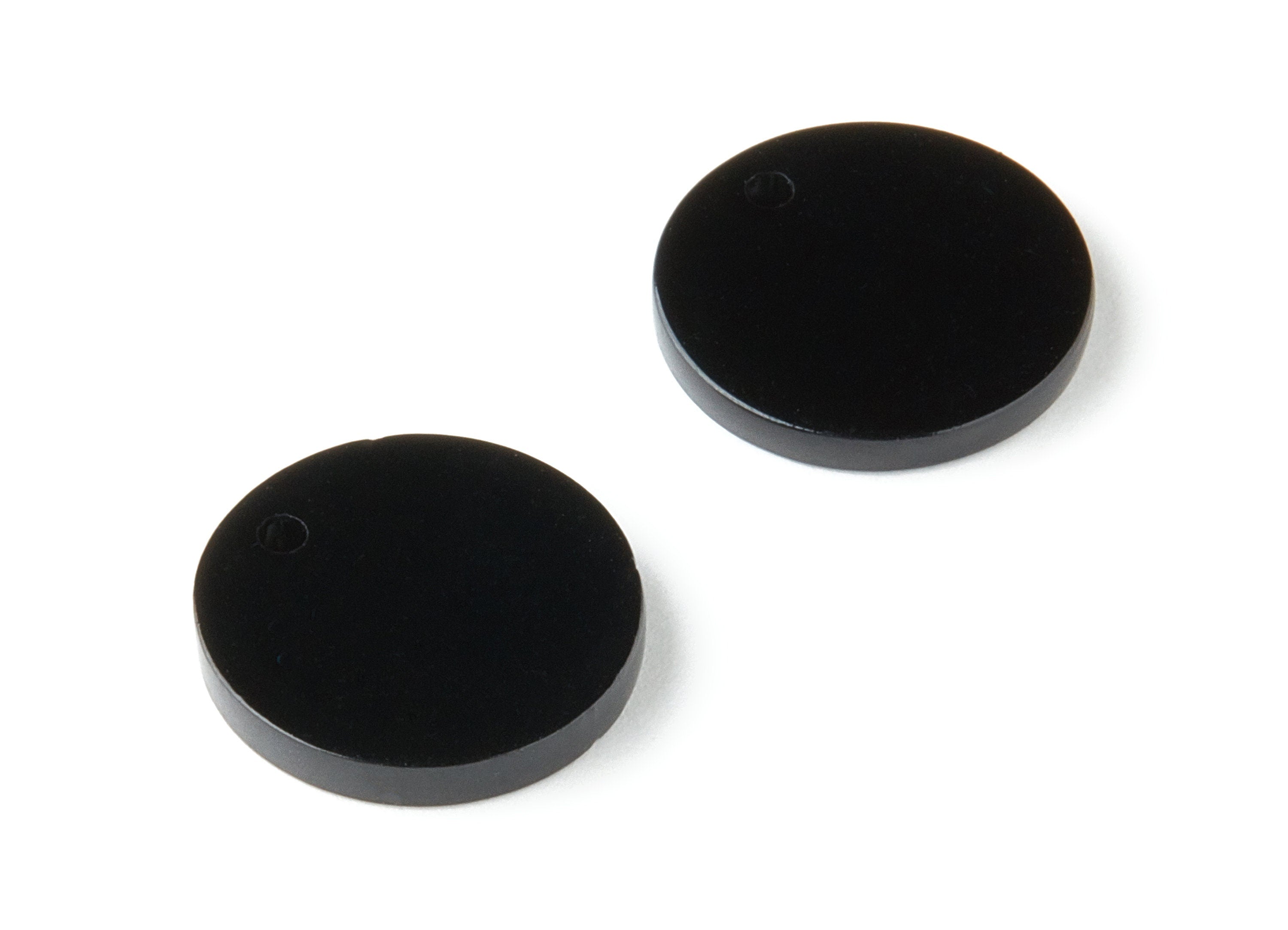 Acrylic Coin Charms - Round Earrings and Pendant - Earring Findings - Jewelry Supplys - Color Code:A66 - 15.7x15.7x2.5mm - AC1675-A66 - DOMEDBAZAAR