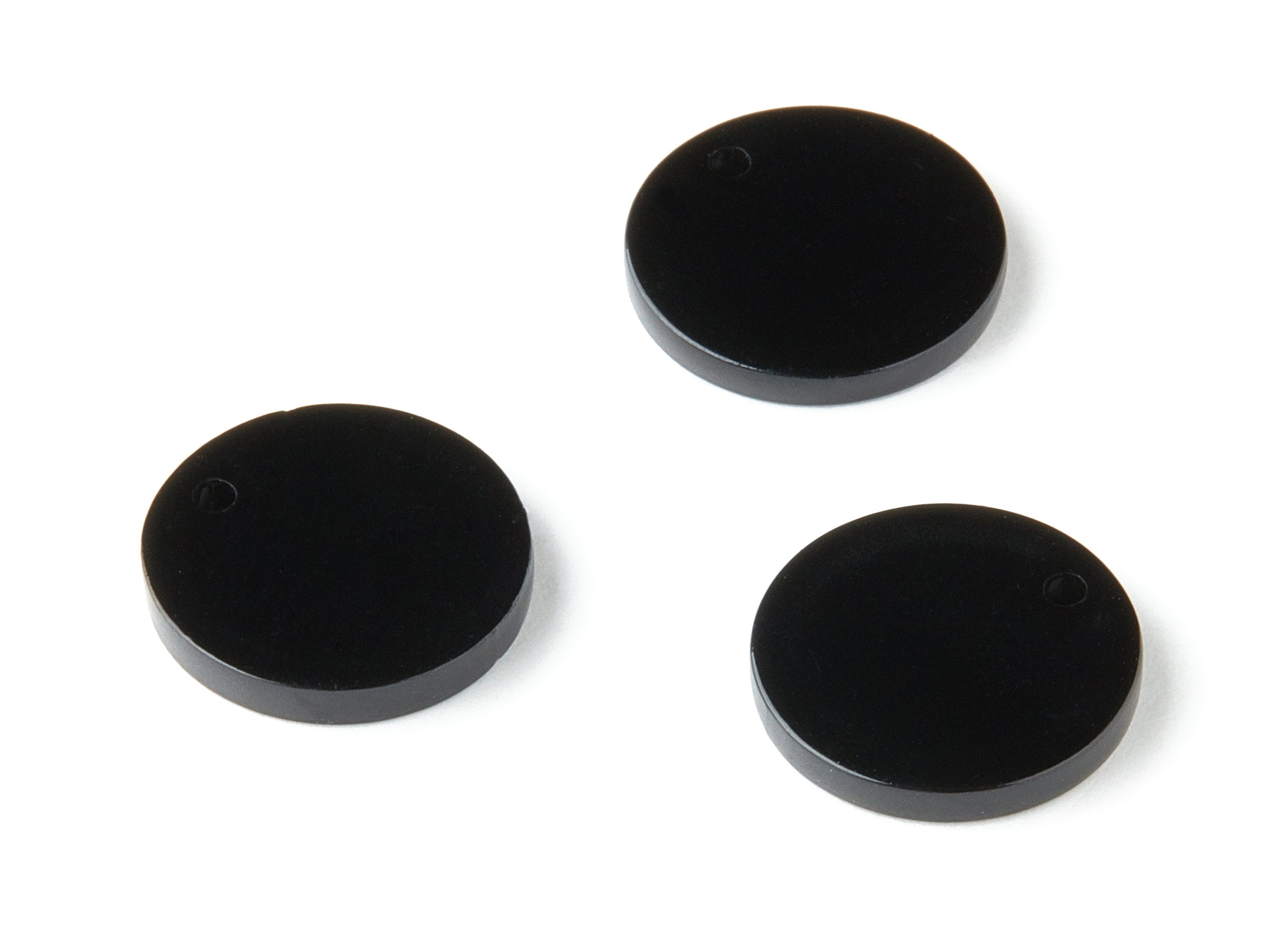 Acrylic Coin Charms - Round Earrings and Pendant - Earring Findings - Jewelry Supplys - Color Code:A66 - 15.7x15.7x2.5mm - AC1675-A66 - DOMEDBAZAAR