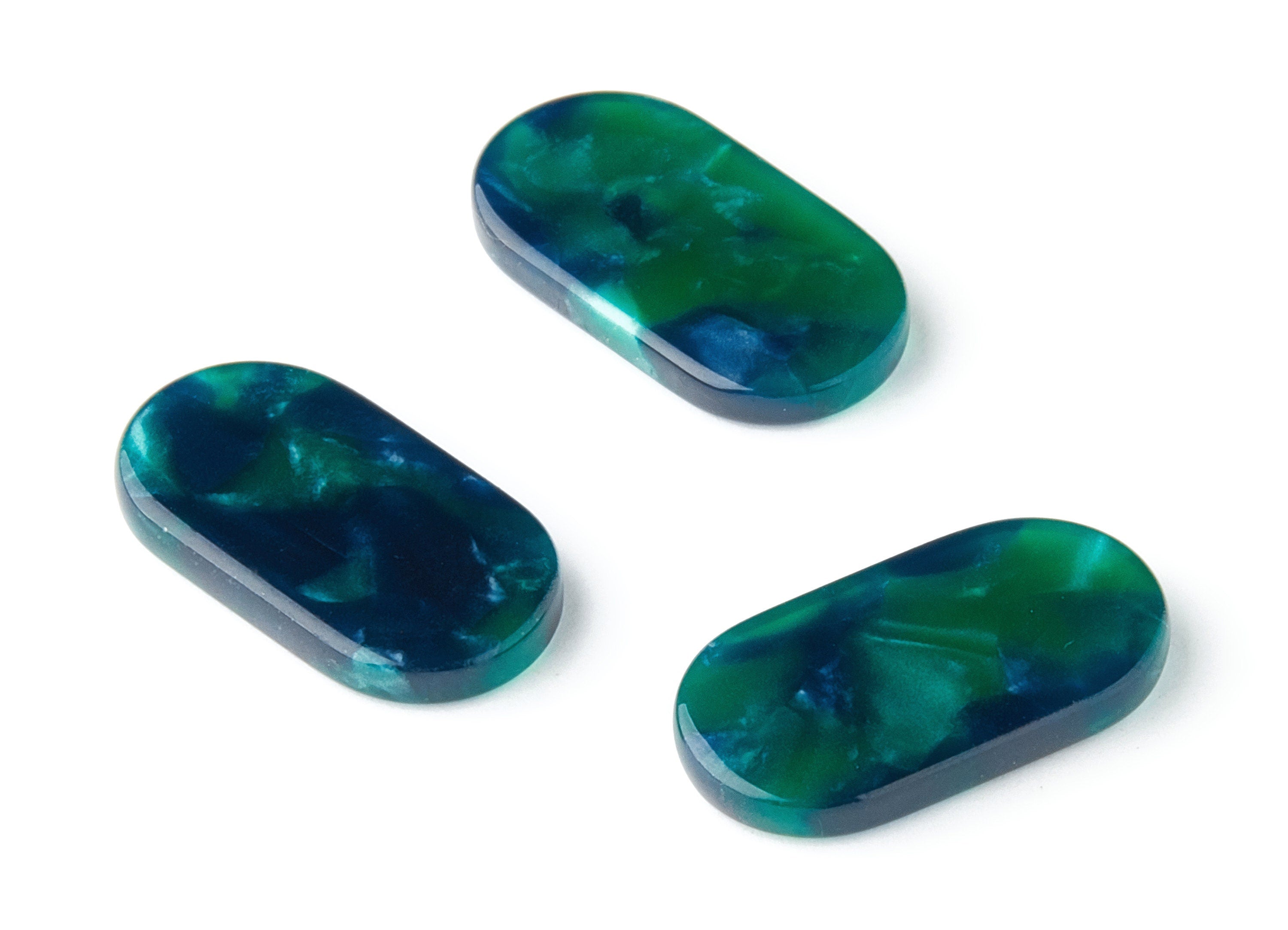 Acetate Oval Charms - Oval Earrings and Pendant - Earring Findings - Jewelry Supplys- Color Code: A13 - 19.9x10.6x2.5mm - AC1540-A13 - DOMEDBAZAAR