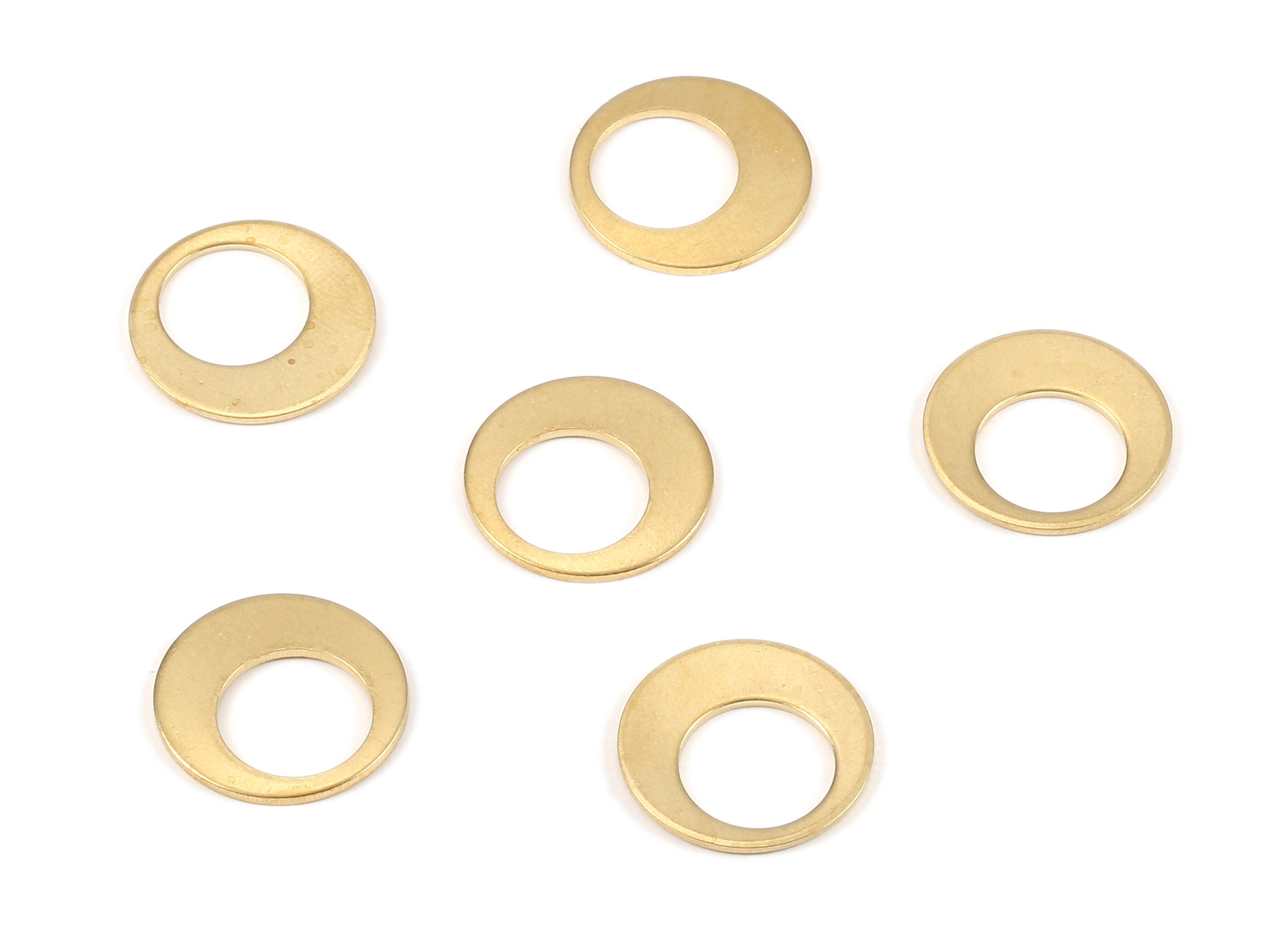 Brass Circle Charms - Raw Brass Round Earrings and Pendant - Earring Findings - Jewelry Supplies - 18.11x18.11x0.96mm - PP2178 - DOMEDBAZAAR