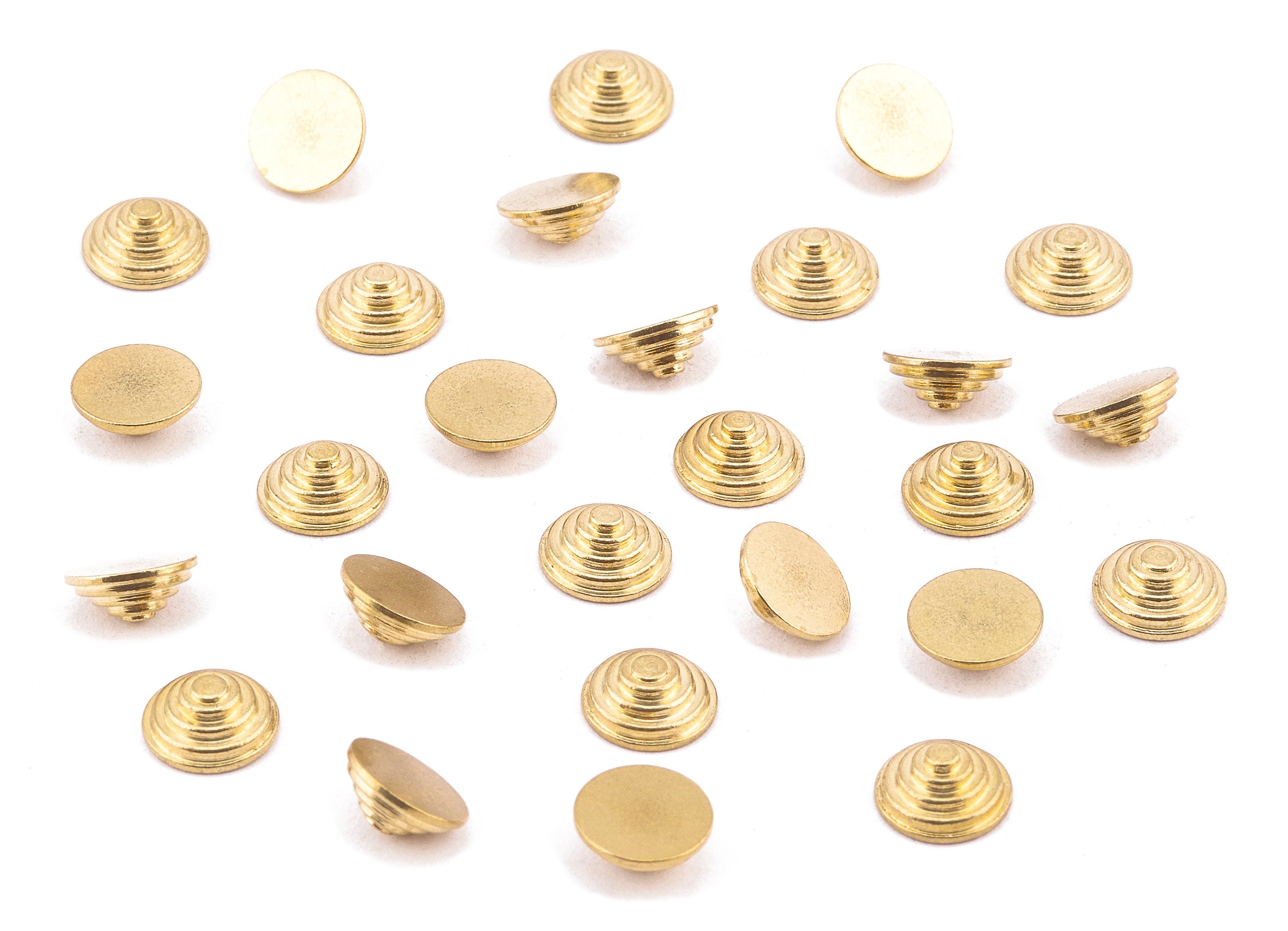 Brass Cone Blank - Raw Brass Cone Blank Earrings and Pendant - Earring Findings - Jewelry Supplies - 6.94x3.09x3.09mm - PP2212 - DOMEDBAZAAR