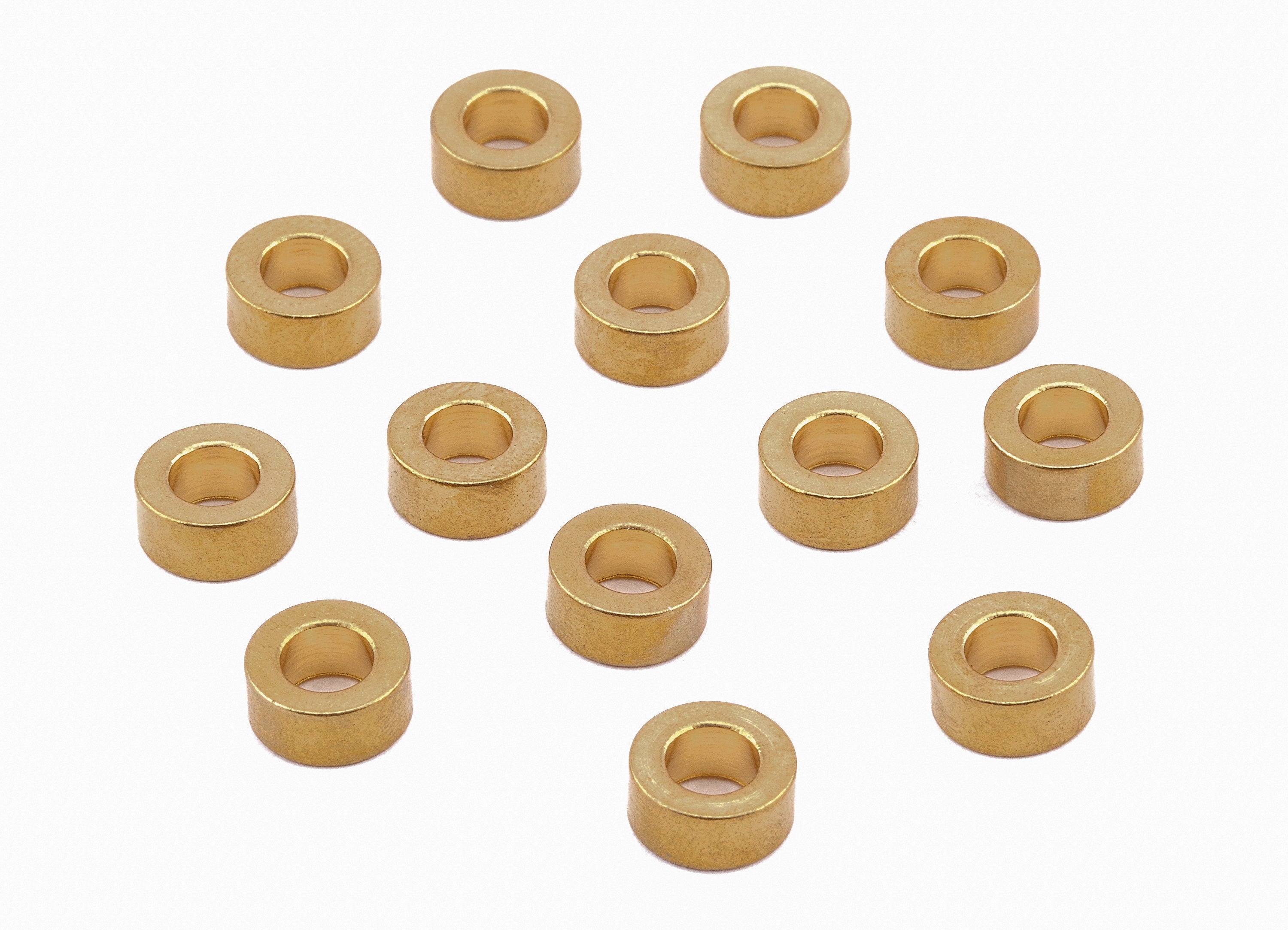 Brass Industrial Tube - Raw Brass Industrial Tube - Brass Industrial Findings - Spacer Beads - Jewelry Supplies - 8.98x4.05x2.05mm - PP2251 - DOMEDBAZAAR