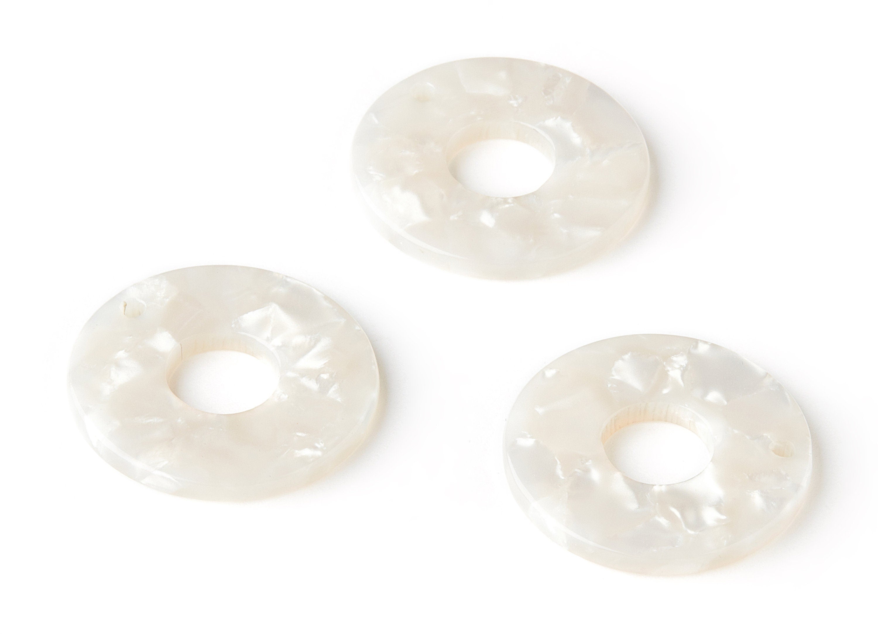Acetate Circle Charms - Round Earring and Pendant - Jewelry Supplys  - Color Code: A12 - 24.87x24.87x 2.62mm - AC1603-A12 - DOMEDBAZAAR