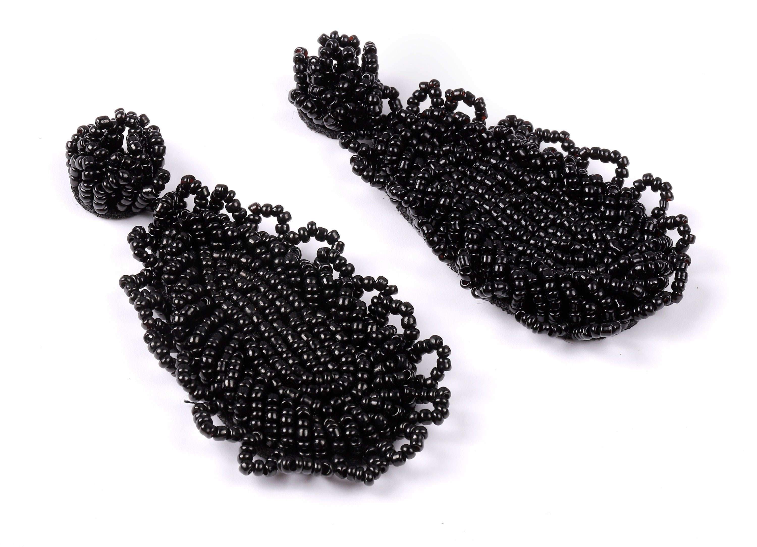 Beaded Drop Earring Charms - Japanese Beads - Handmade Beaded Pendant - Earring Accessories - Jewelry Supplies - 74x42x7.5mm - TH1058B - DOMEDBAZAAR