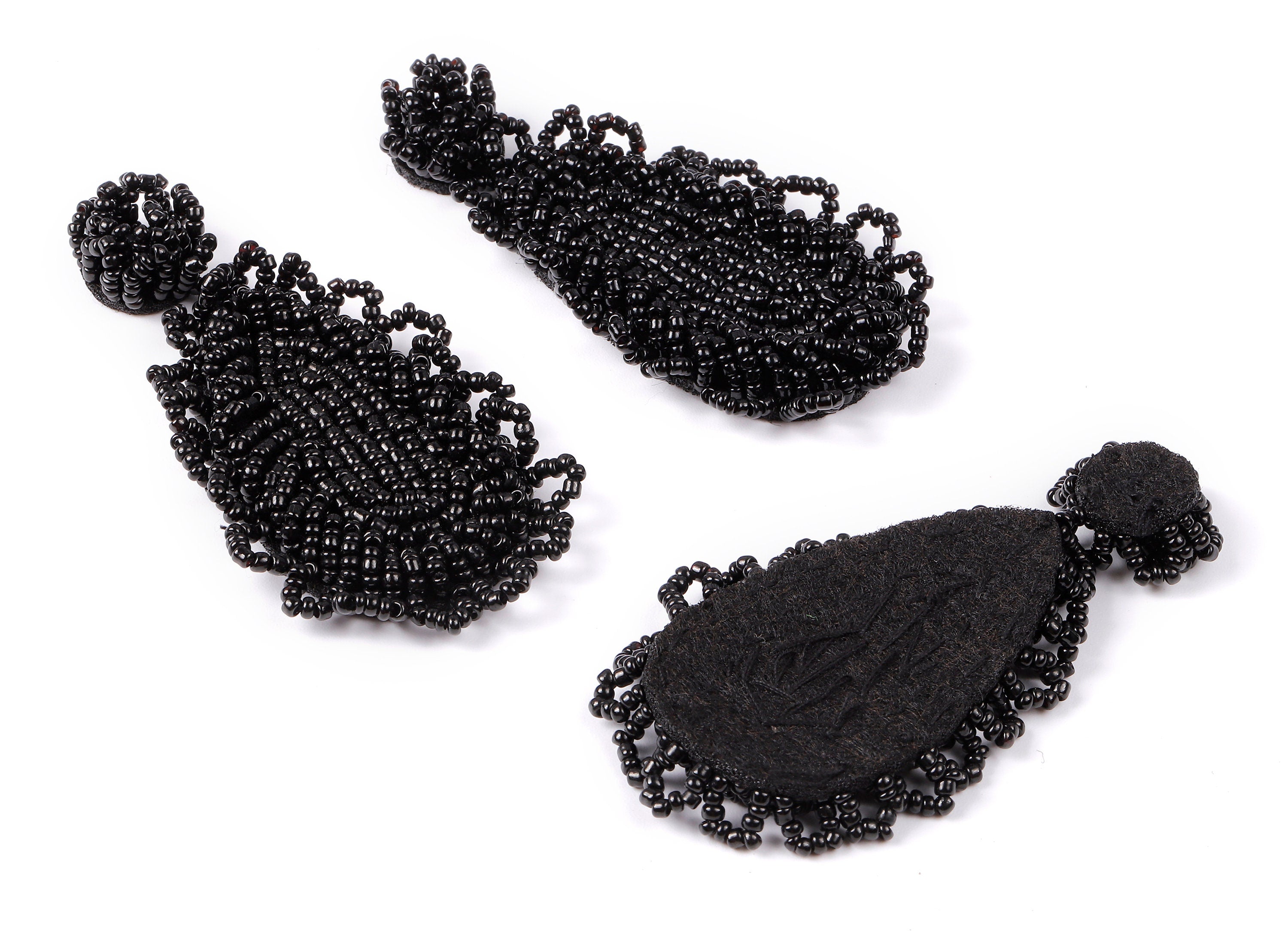 Beaded Drop Earring Charms - Japanese Beads - Handmade Beaded Pendant - Earring Accessories - Jewelry Supplies - 74x42x7.5mm - TH1058B - DOMEDBAZAAR