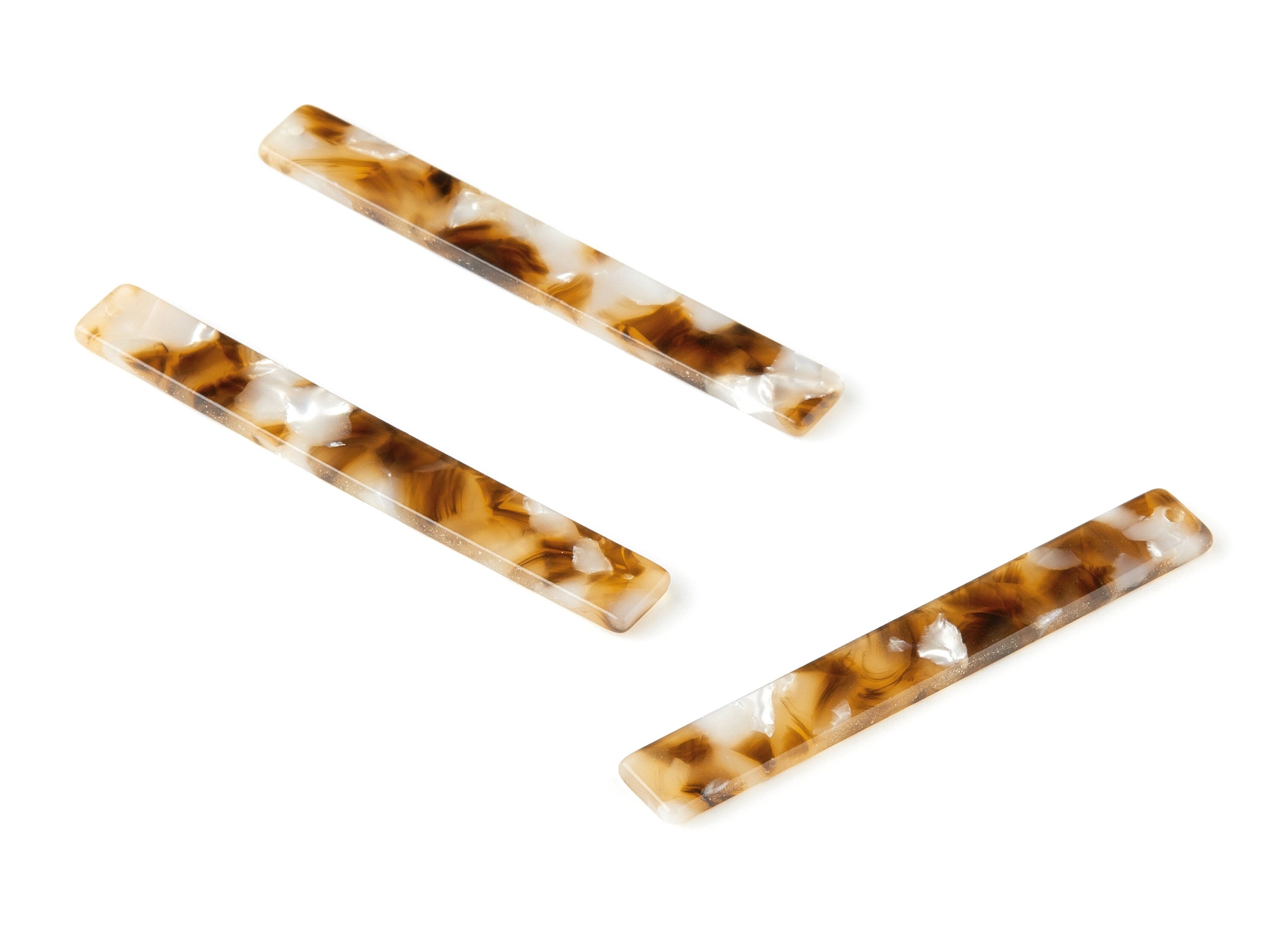 Acetate Stick Charms - Bar Earrings and Pendant - Earring Findings - Jewelry Supplys - Color Code: A351 - 59.7x7.8x2.5mm - AC1049-A351 - DOMEDBAZAAR