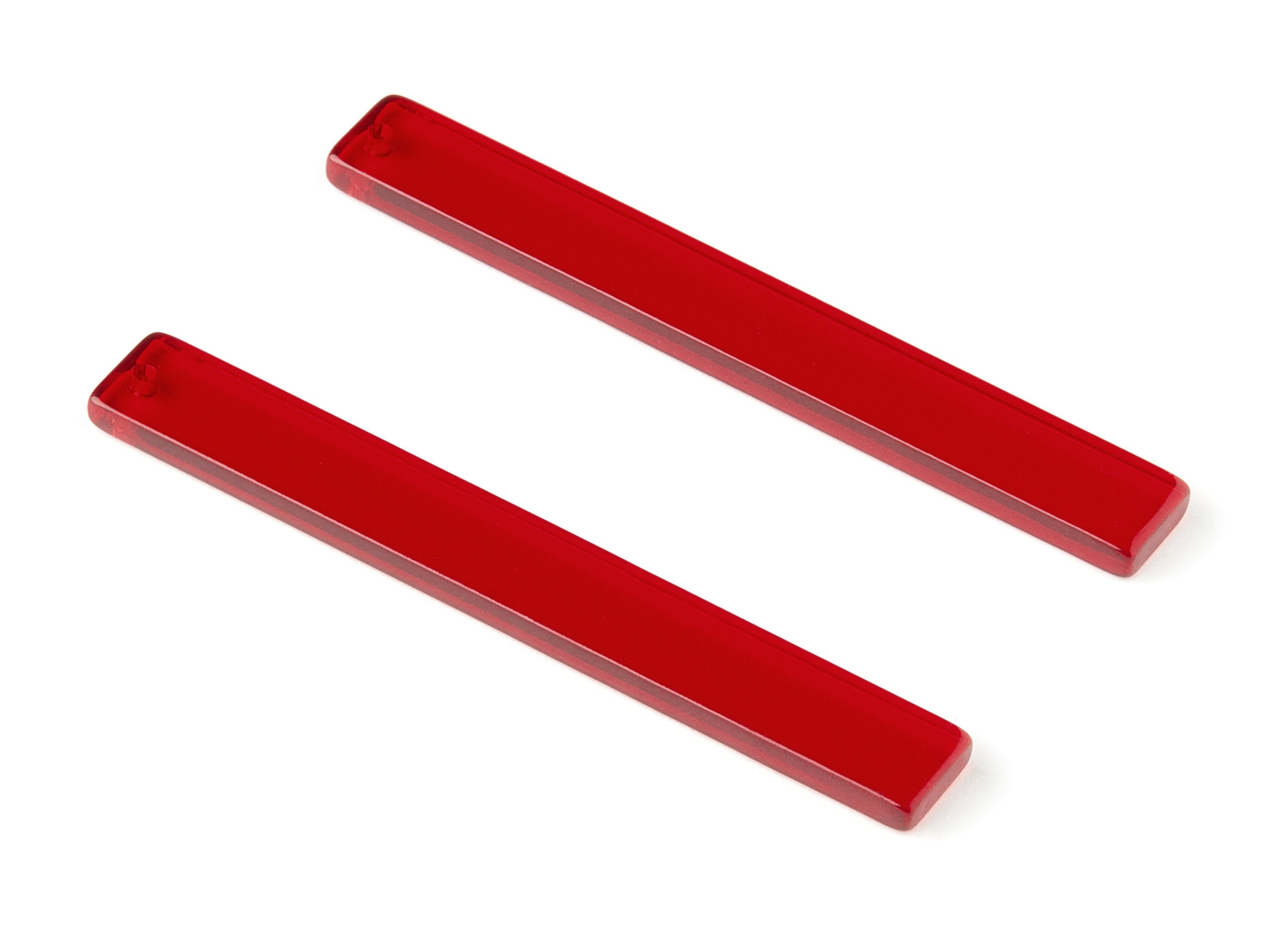 Acrylic Stick Charms - Bar Earrings and Pendant - Earring Findings - Jewelry Supplies - Color Code: A67 - 59.6x7.8x2.6mm - AC1049-A67 - DOMEDBAZAAR