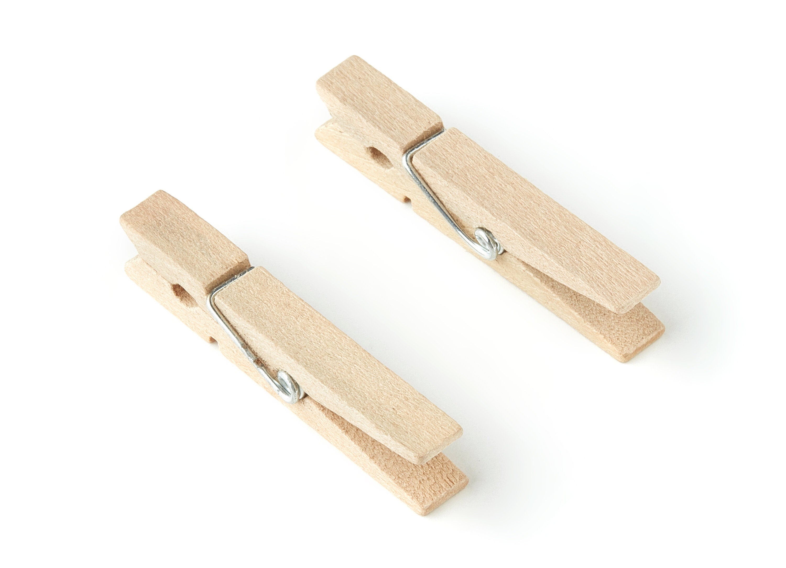 Wooden Mini Clothespins - Hanging Photos - Picture Hanger - Clothespins Findings - 48.15x6.45x9.7mm - BB1062 - DOMEDBAZAAR