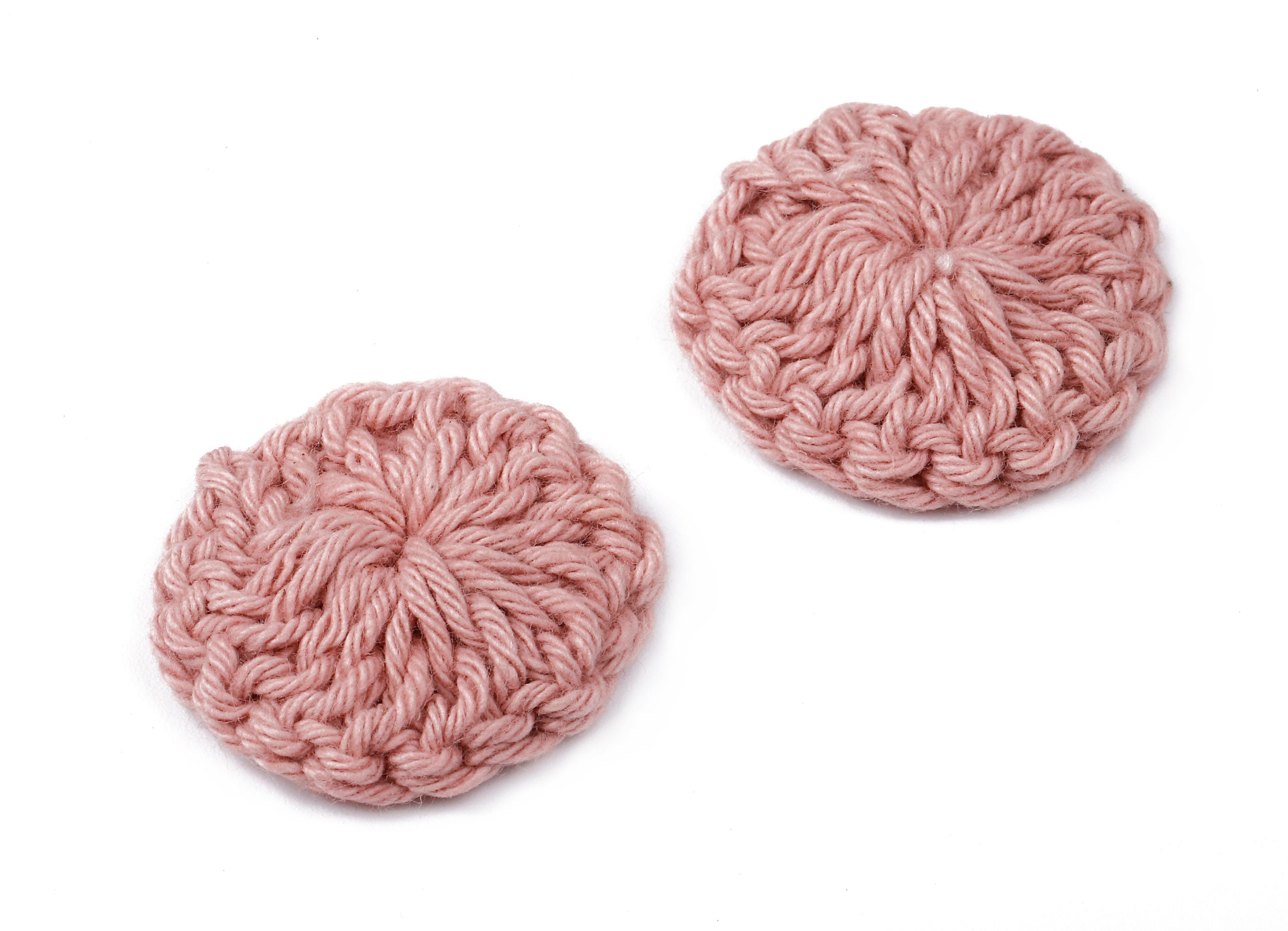 Crochet Round Earrings - Crochet Earrings and Pendant - Handmade Round Earrings - 26.04x26.04x4.17mm - TS1079B - DOMEDBAZAAR