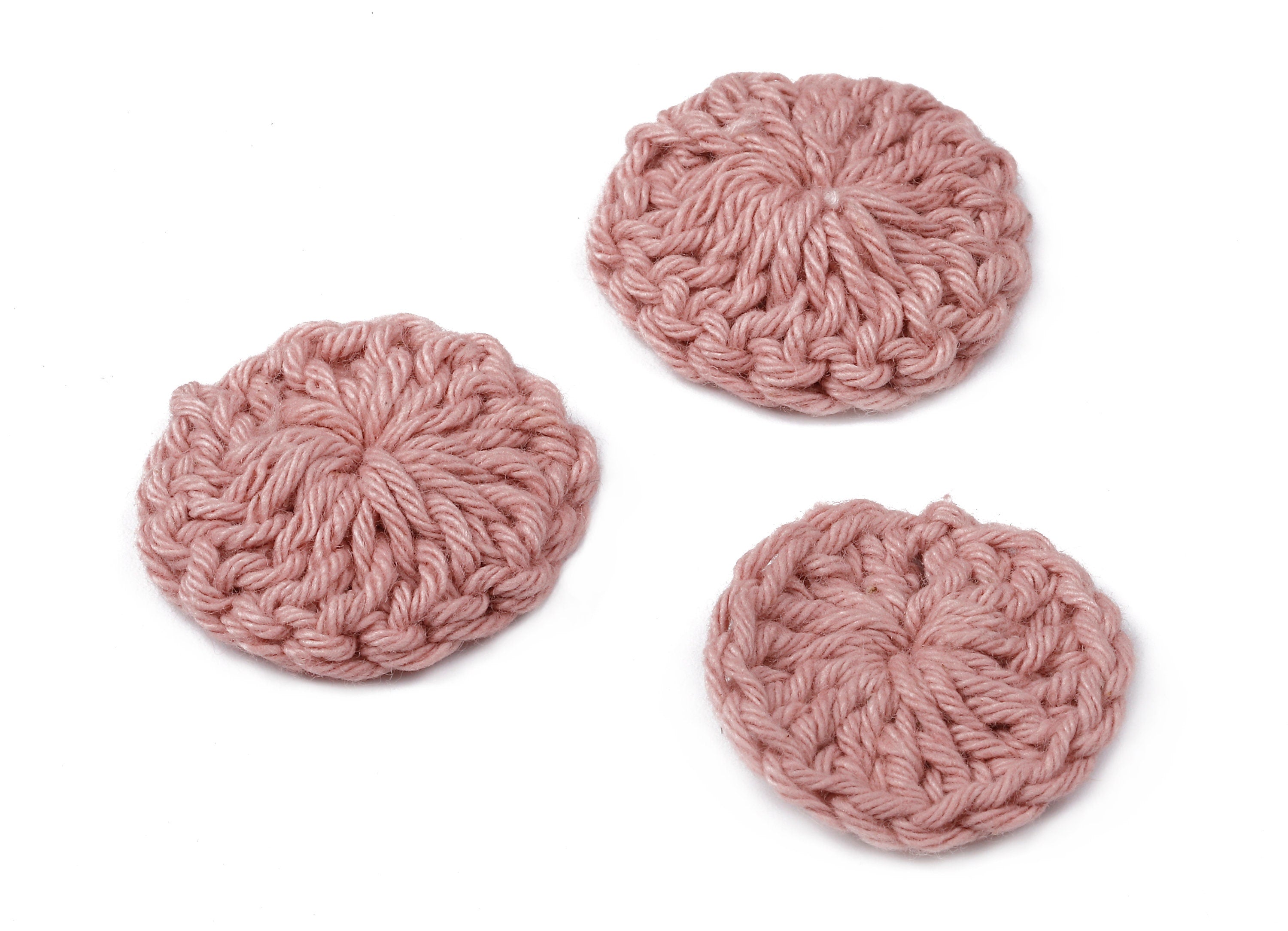 Crochet Round Earrings - Crochet Earrings and Pendant - Handmade Round Earrings - 26.04x26.04x4.17mm - TS1079B - DOMEDBAZAAR