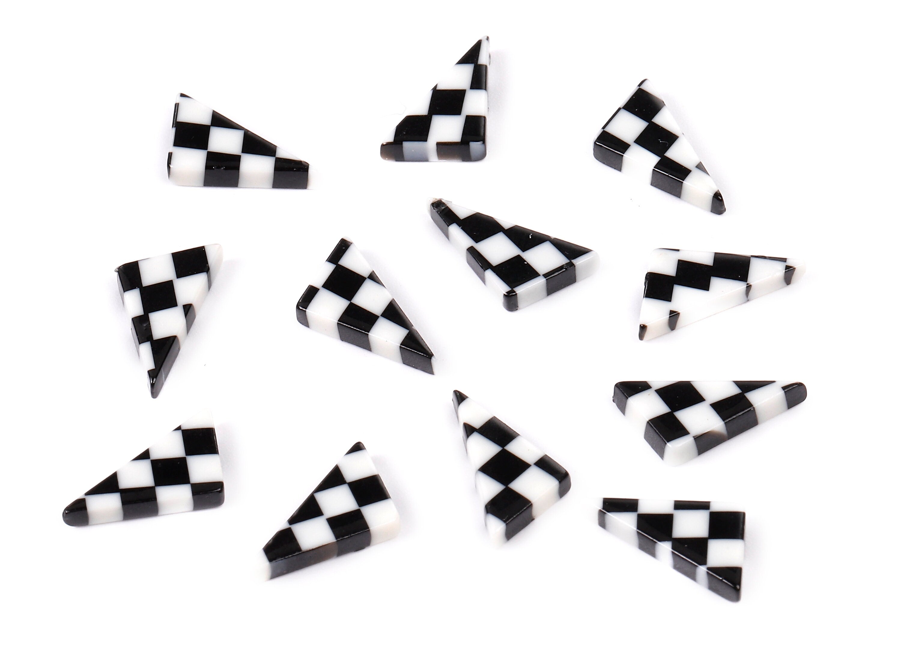 Acetate Triangle Charms - Triangle Earrings and Pendant - Earring Findings - Color Code: A175 - 12.24x8.24x2.37mm - AC1681-A175 - DOMEDBAZAAR