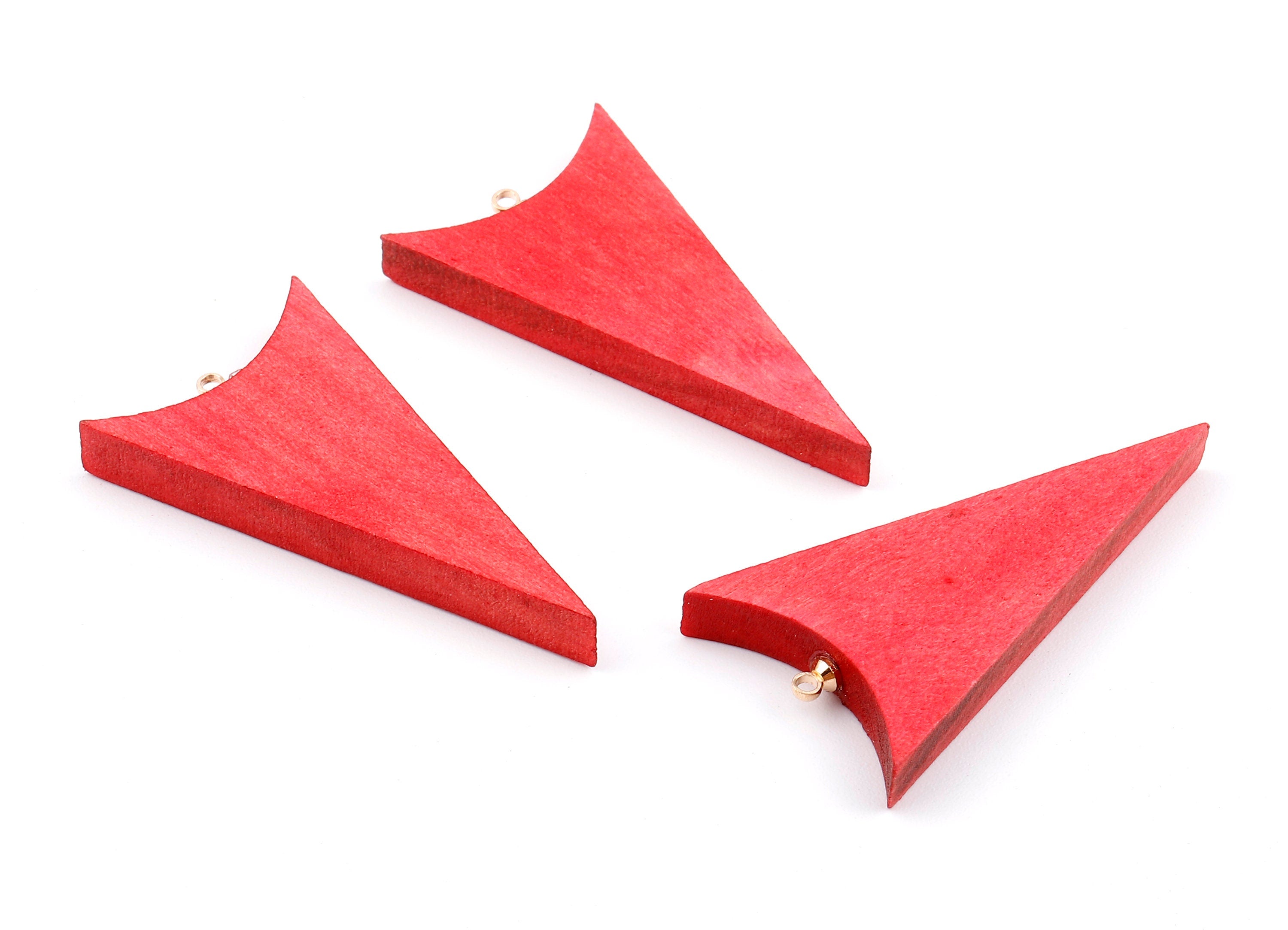 Wooden Arrow Charms - Wooden Arrow Pendant - Natural Wood Arrow Earring Pendant - Wood with Alloy - 43.14x23.36x5.27mm - BB1093 - DOMEDBAZAAR